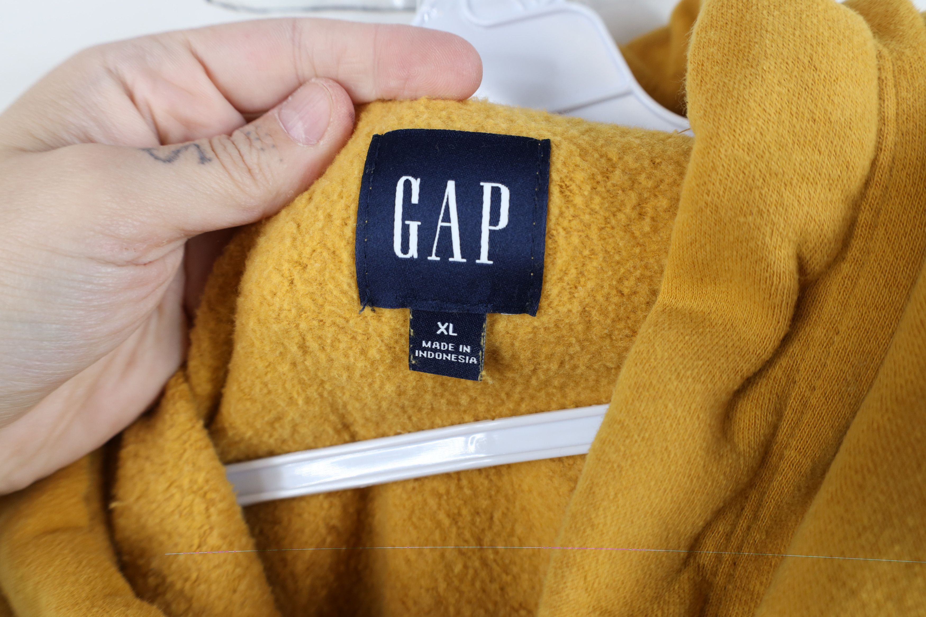 Gap Vintage Y2K Gap Stonewash Pigment Dye Hoodie Sweatshirt Size US XL / EU 56 / 4 - 8 Thumbnail