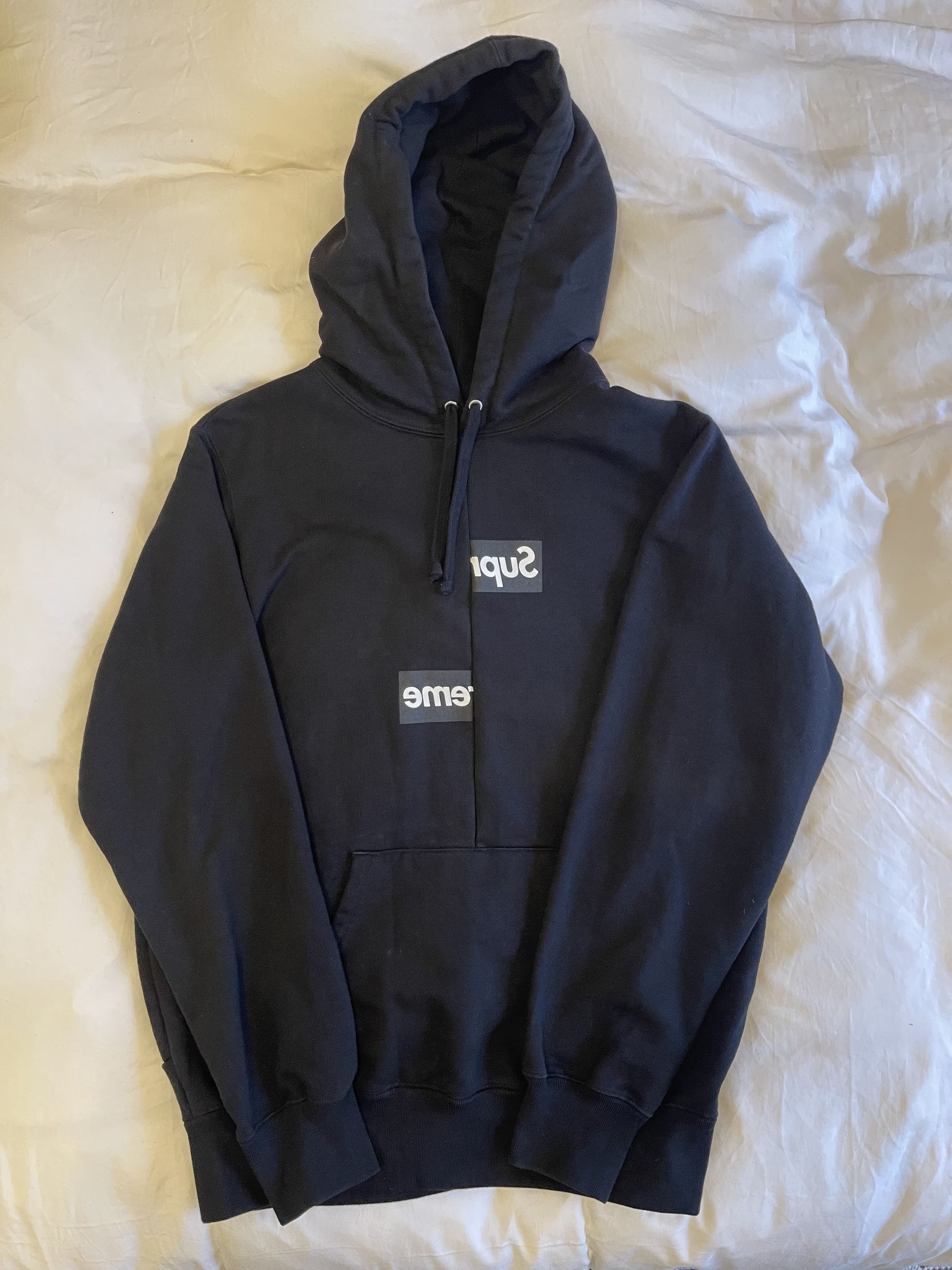 supreme × CDG BOXLOGOフーディー Supreme Comme des Garcons SHIRT Split Box Logo Hooded Sweatshirt
