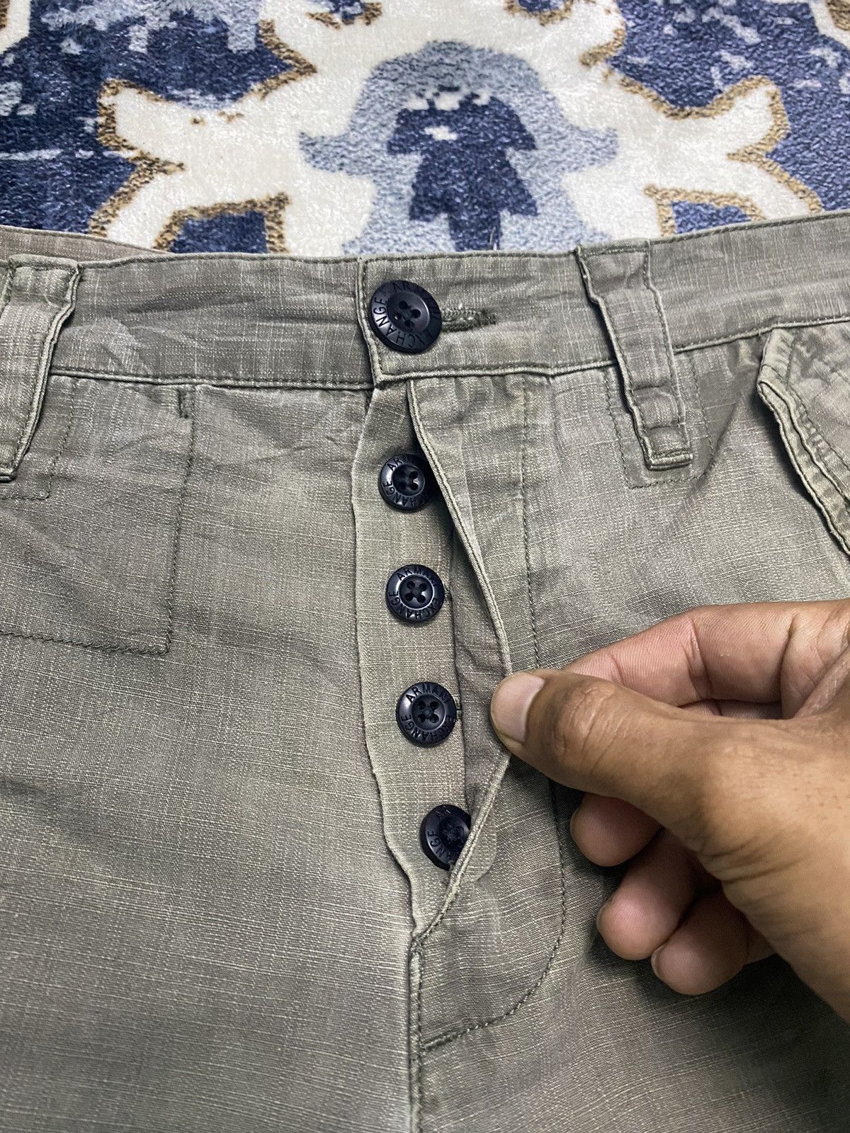 Armani Exchange × Vintage Vintage armani exchange cargo short pant Size US 34 / EU 50 - 2 Thumbnail