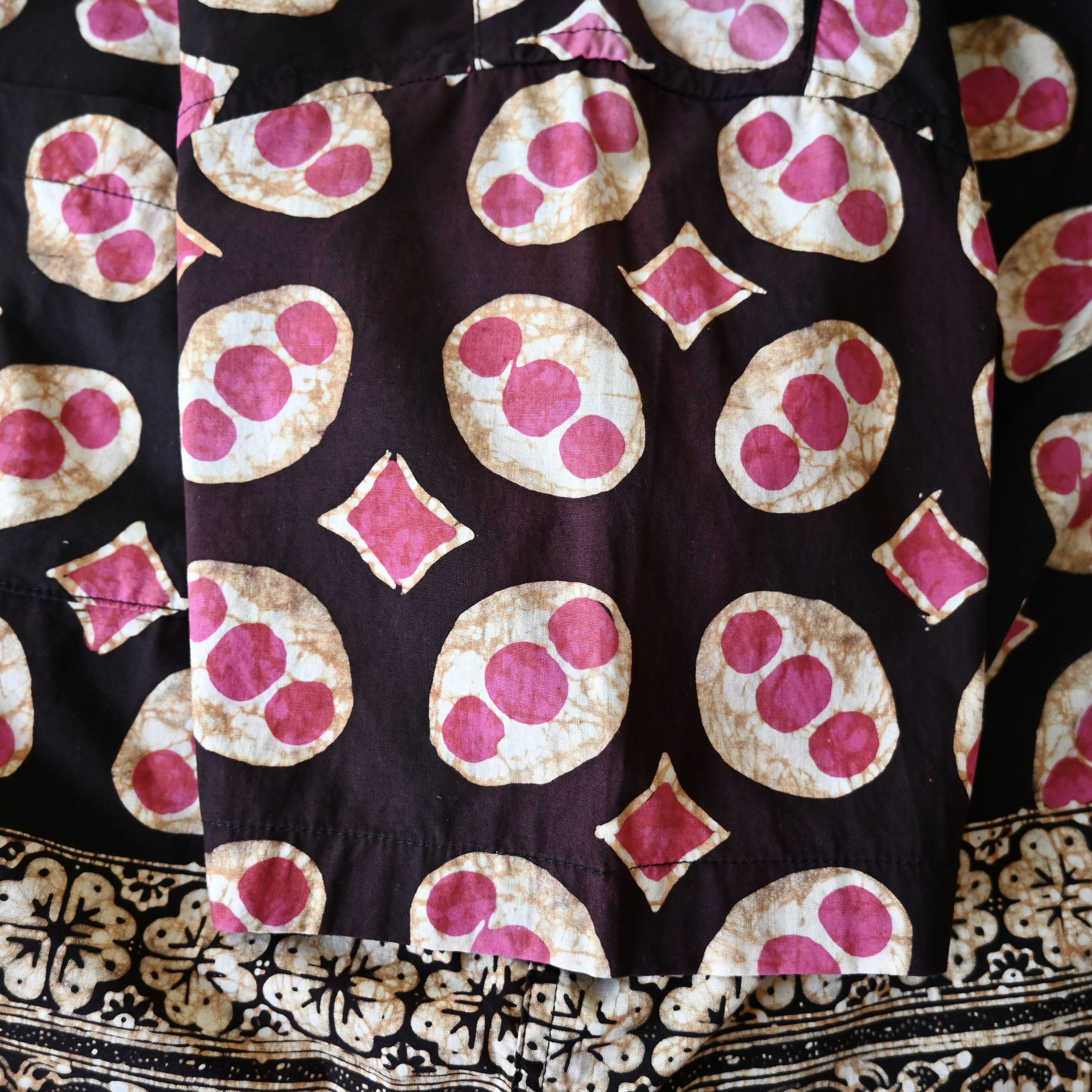 Beams Japan Vintage 1990s BEAMS authentic batik cotton Hawaiian shirt Size US L / EU 52-54 / 3 - 15 Thumbnail