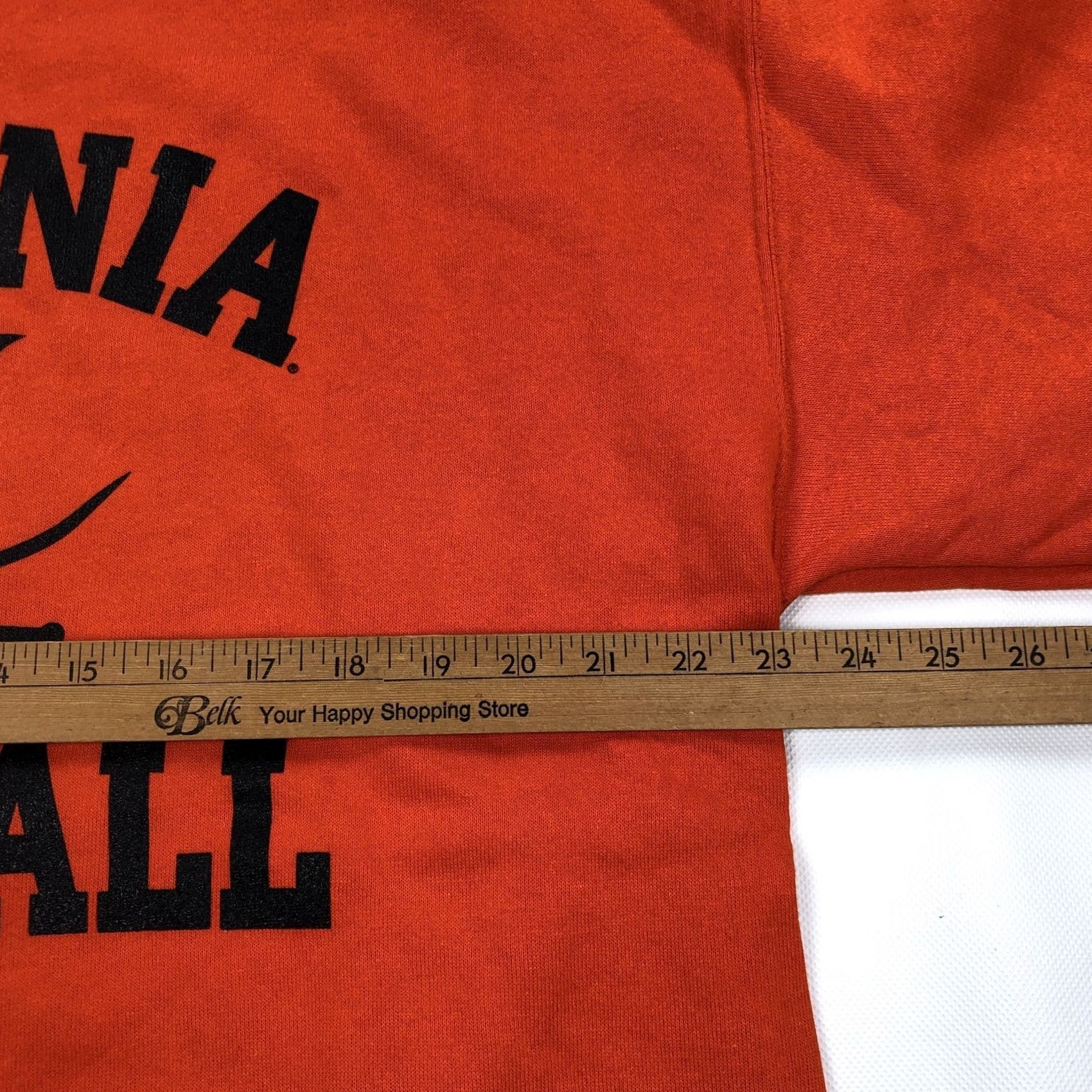 Vintage VINTAGE The Cotton Exchange Virginia Football Sweatshirt Mens XL Orange Crew Neck Size US XL / EU 56 / 4 - 6 Thumbnail
