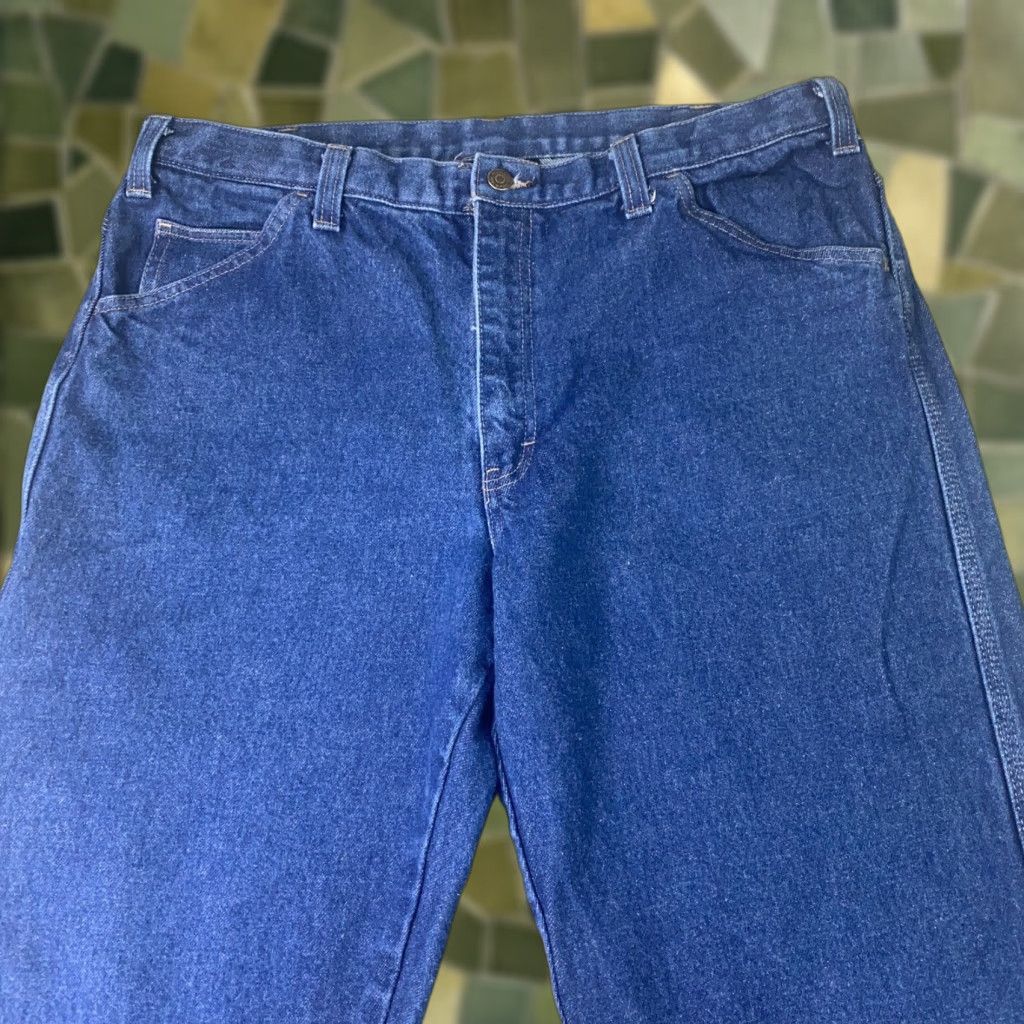 Vintage Workrite FR Jeans Men 38x31 Blue Flame Resistant Denim ARC Category 2 NFPA 2112 Regular Fit Size US 38 / EU 54 - 1 Thumbnail
