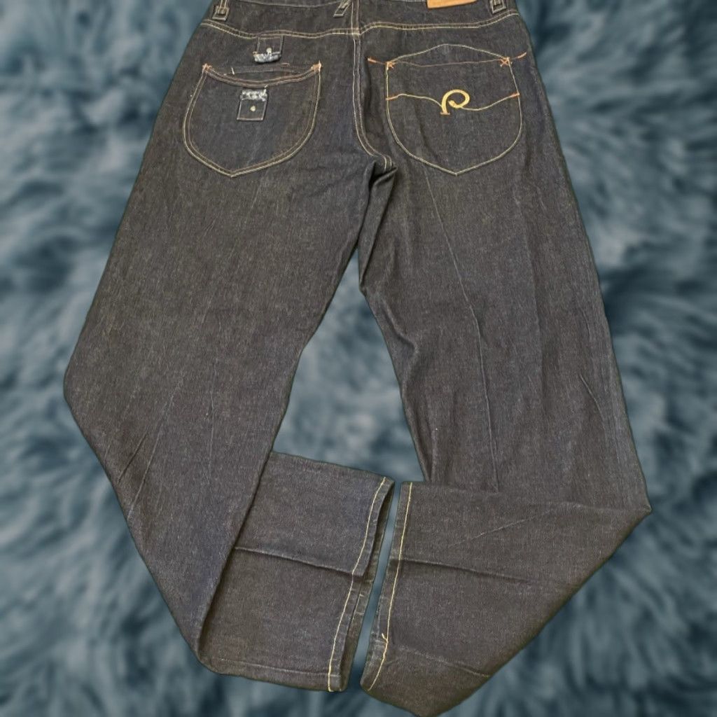 Southpole VINTAGE Rocawear Baggy Skater Grunge Jeans VTG Mens 36 Big Pockets Blue 36x34 Distressed Grunge Hip Hop Punk Y2K Wide-Leg Jeans Mensaved Size US 36 / EU 52 - 1 Thumbnail