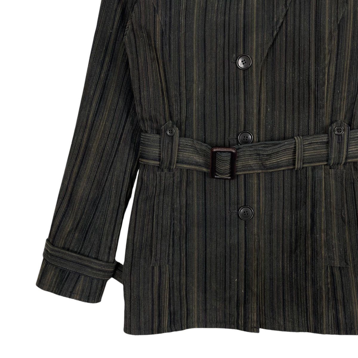 Japanese Brand × Tornado Mart 💥TORNADO MART STRIPES WITH BELTED JACKET Size S / US 4 / IT 40 - 3 Thumbnail