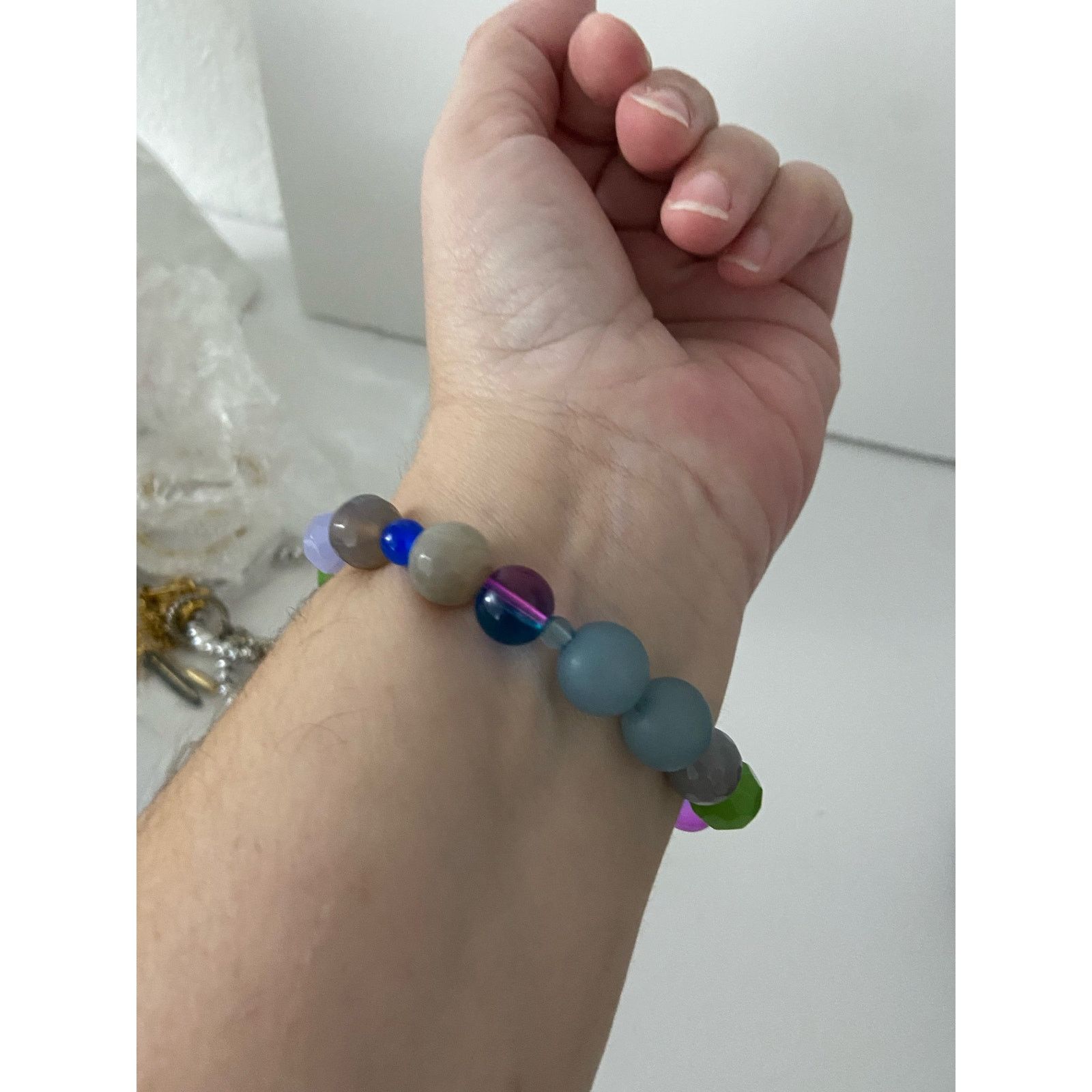 Handmade handmade colorful bead bracelet Size ONE SIZE - 2 Thumbnail