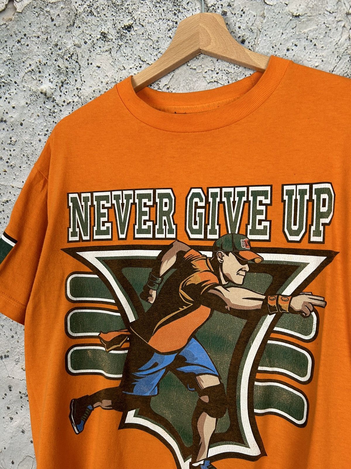 Vintage Vintage WWE John Cena Never Give Up Graphic Tee Y2K 00s Hype Size US M / EU 48-50 / 2 - 3 Thumbnail