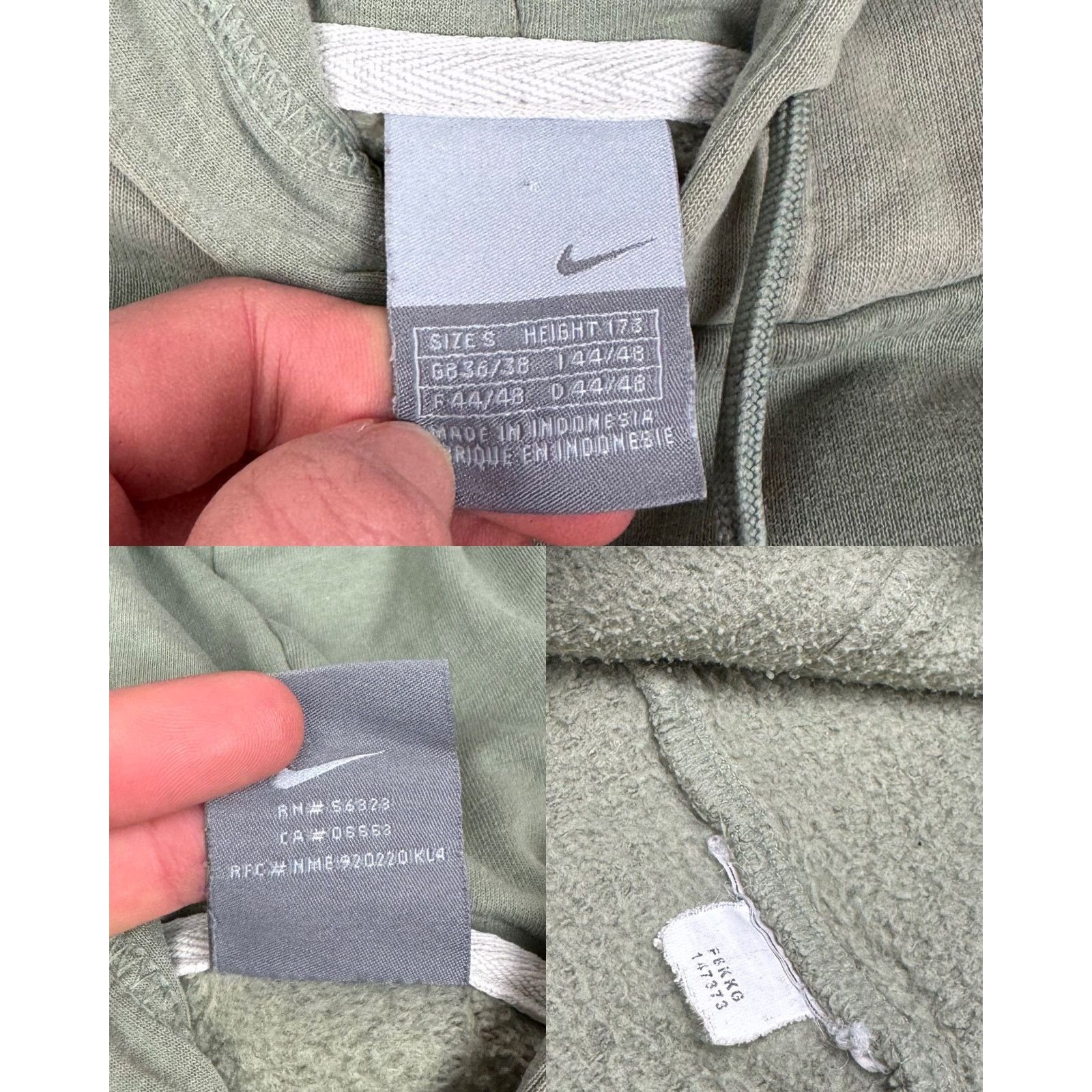 Nike Nike Men's Olive Green Number 10 Swoosh Pullover Hoodie S Size US S / EU 44-46 / 1 - 3 Thumbnail