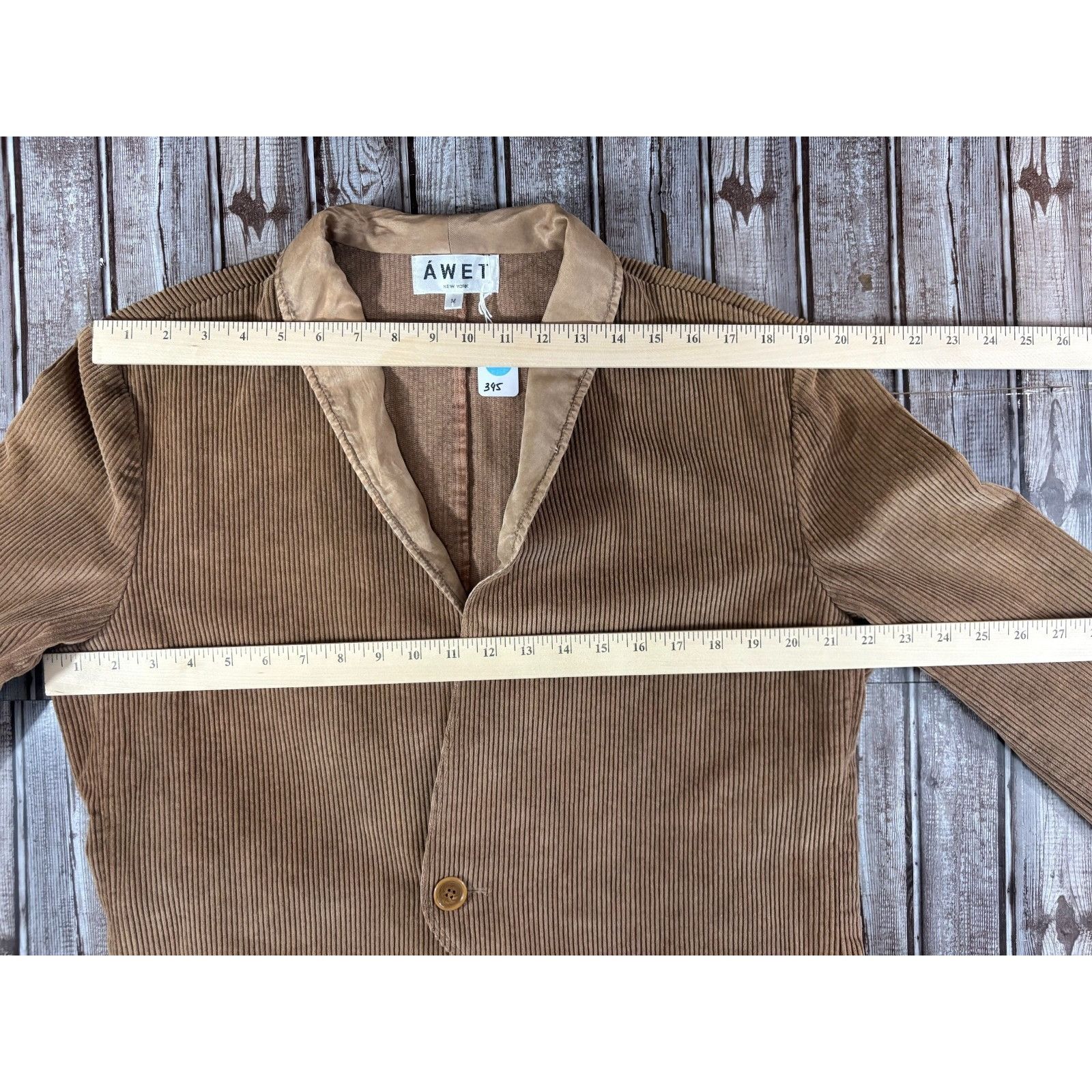 Other AWET Asmeret corduroy suit jacket size M color brown NWT msp Size 40R - 6 Thumbnail