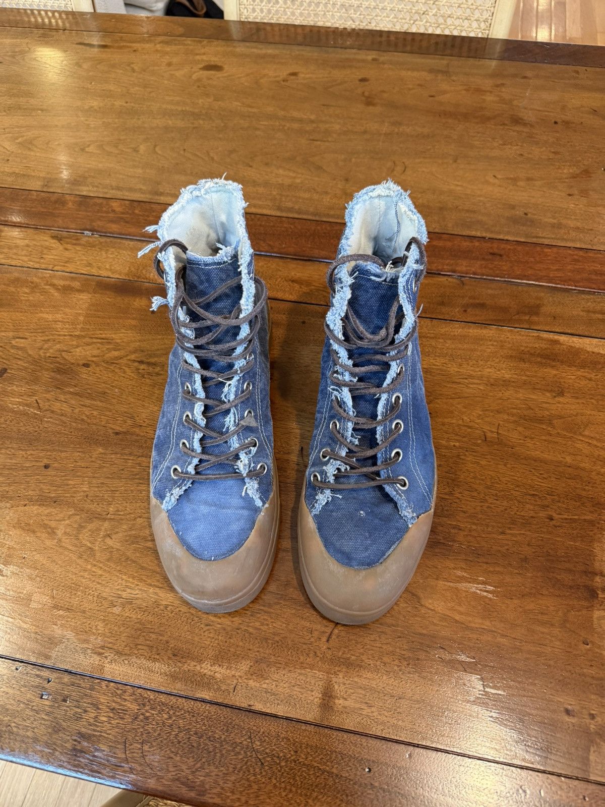 Vivienne Westwood Denim Hi-Top Shoes