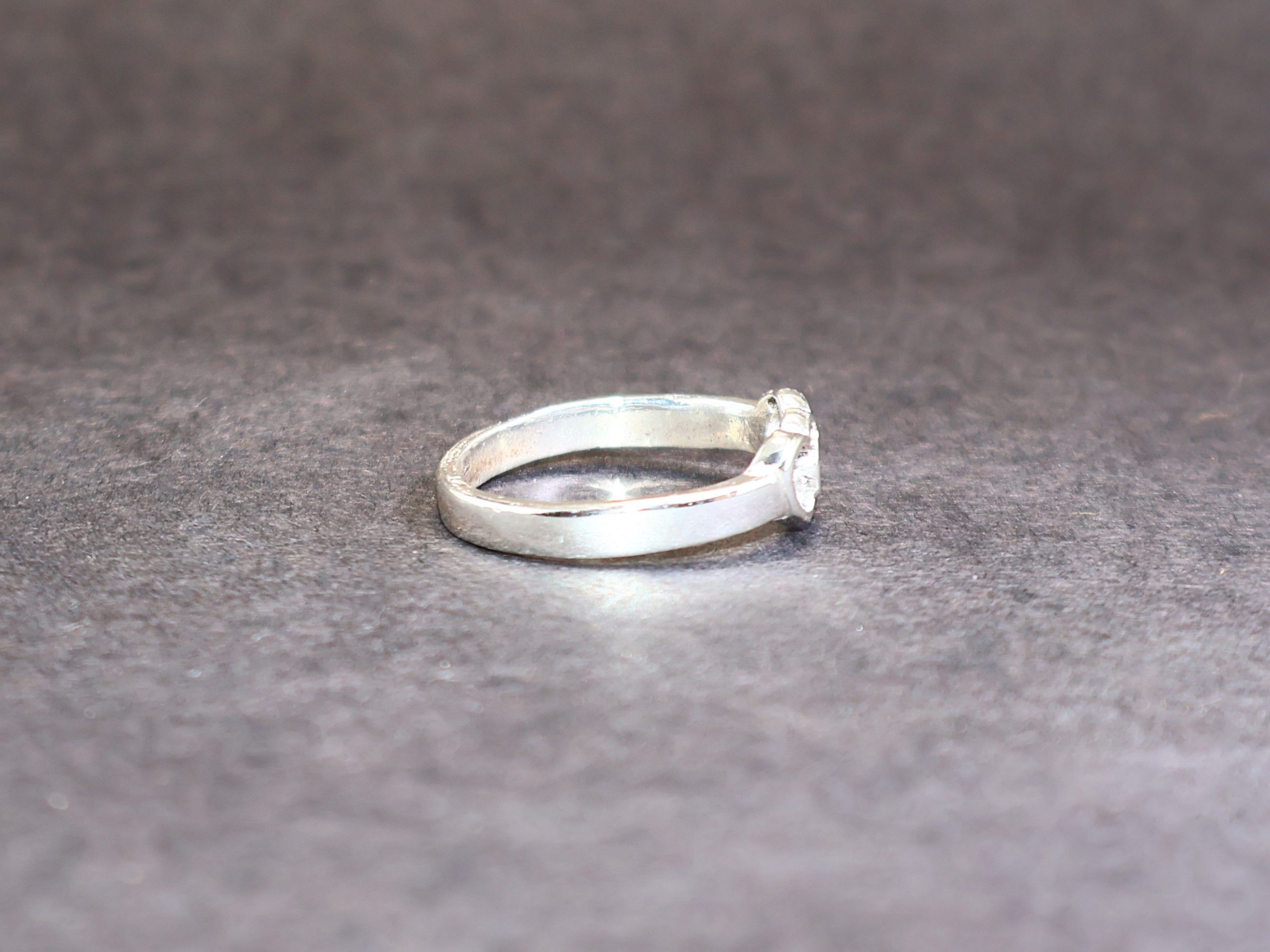 Handmade Double Heart Ring, Heart To Heart Ring, Sterling Silver Ring Size ONE SIZE - 5 Thumbnail