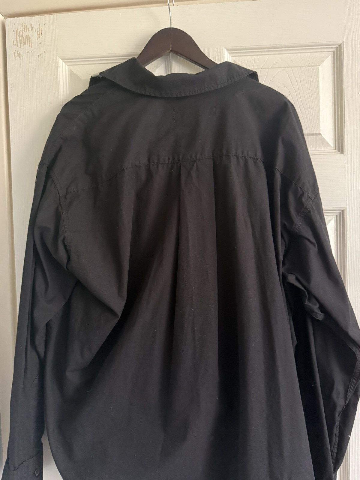 Maison MIHARA YASUHIRO Black wide back shirt Size US M / EU 48-50 / 2 - 2 Thumbnail