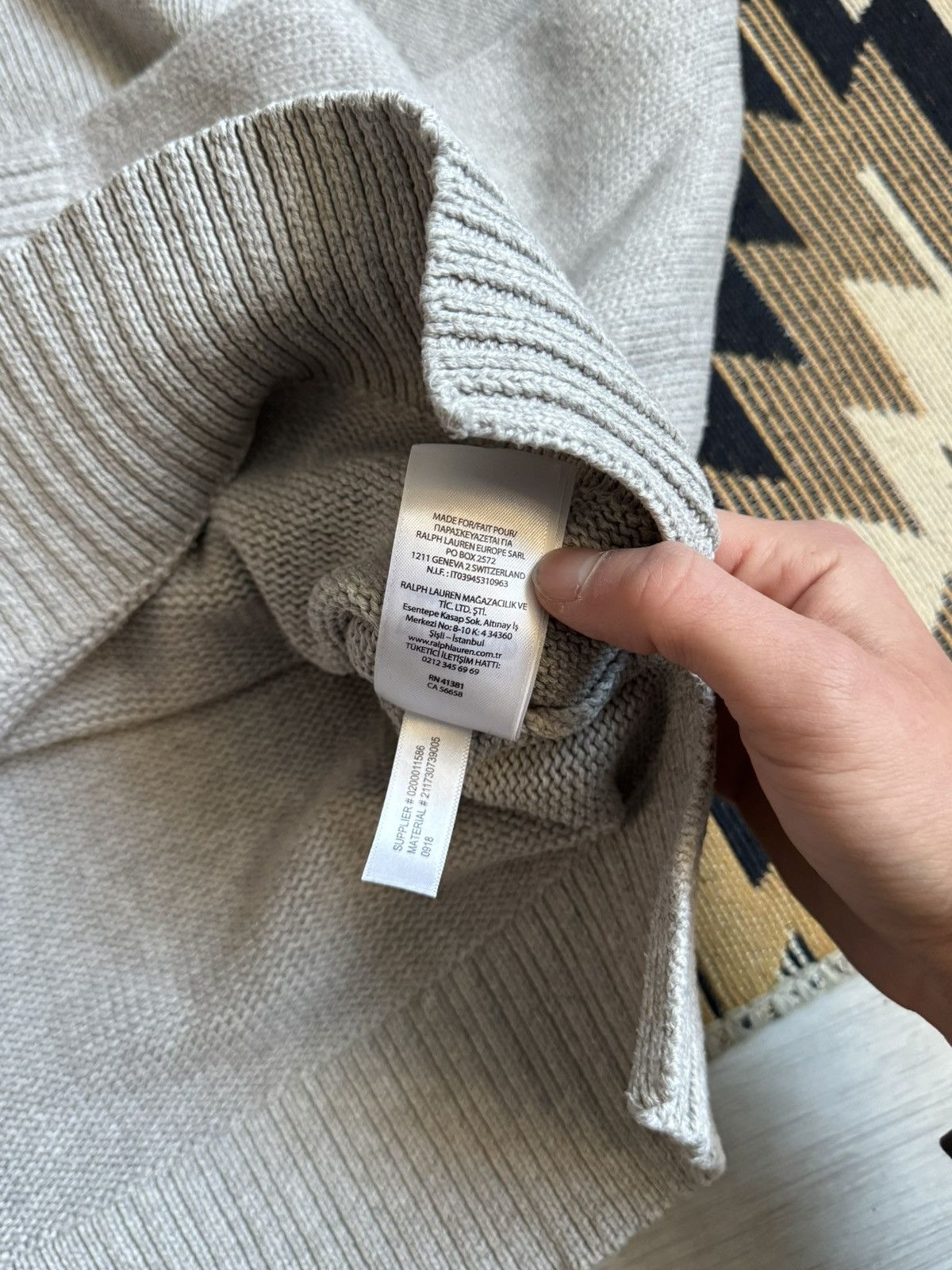 Polo Ralph Lauren Vintage Polo Ralph Lauren Wide Sleeves Y2K Knitted Sweater Size US M / EU 48-50 / 2 - 10 Thumbnail