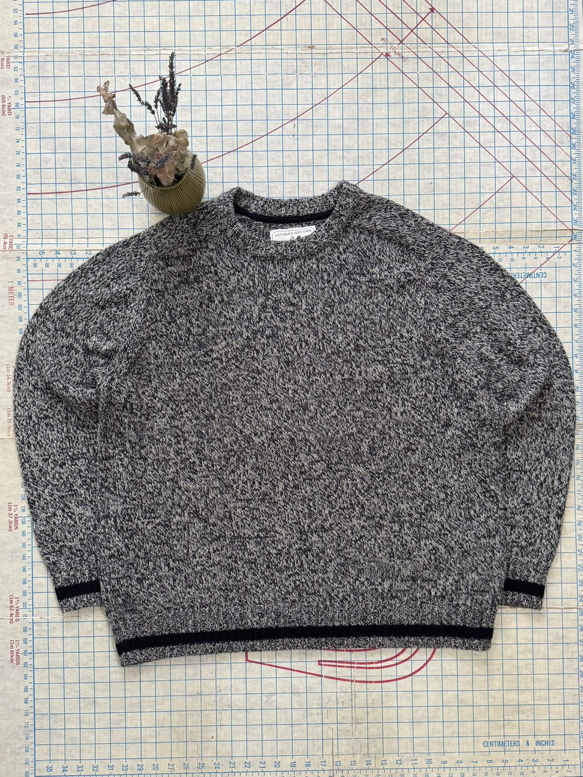 Drake × October's Very Own × Roots Roots x Octobers Very Own OVO Salt & Pepper Knit Sweater XXL Size US XXL / EU 58 / 5 - 3 Thumbnail