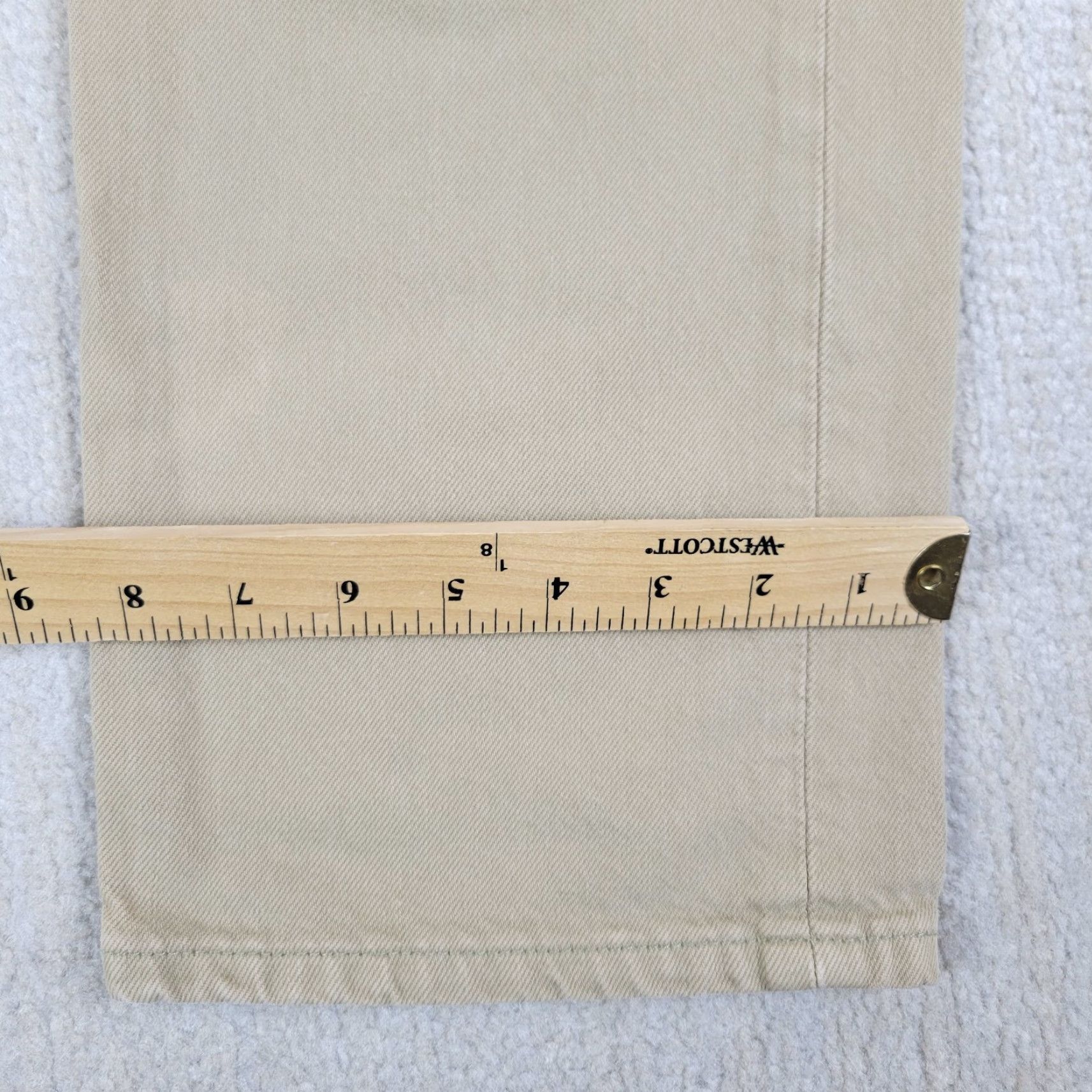 Levi's VINTAGE Levi's 501 Jeans Mens 34X34 Beige Blue Distressed 90s USA Straight Button Fly Regular 5-Pocket Denim Cotton Cotton Jeans Mens Levi's 501 Size US 34 / EU 50 - 6 Thumbnail