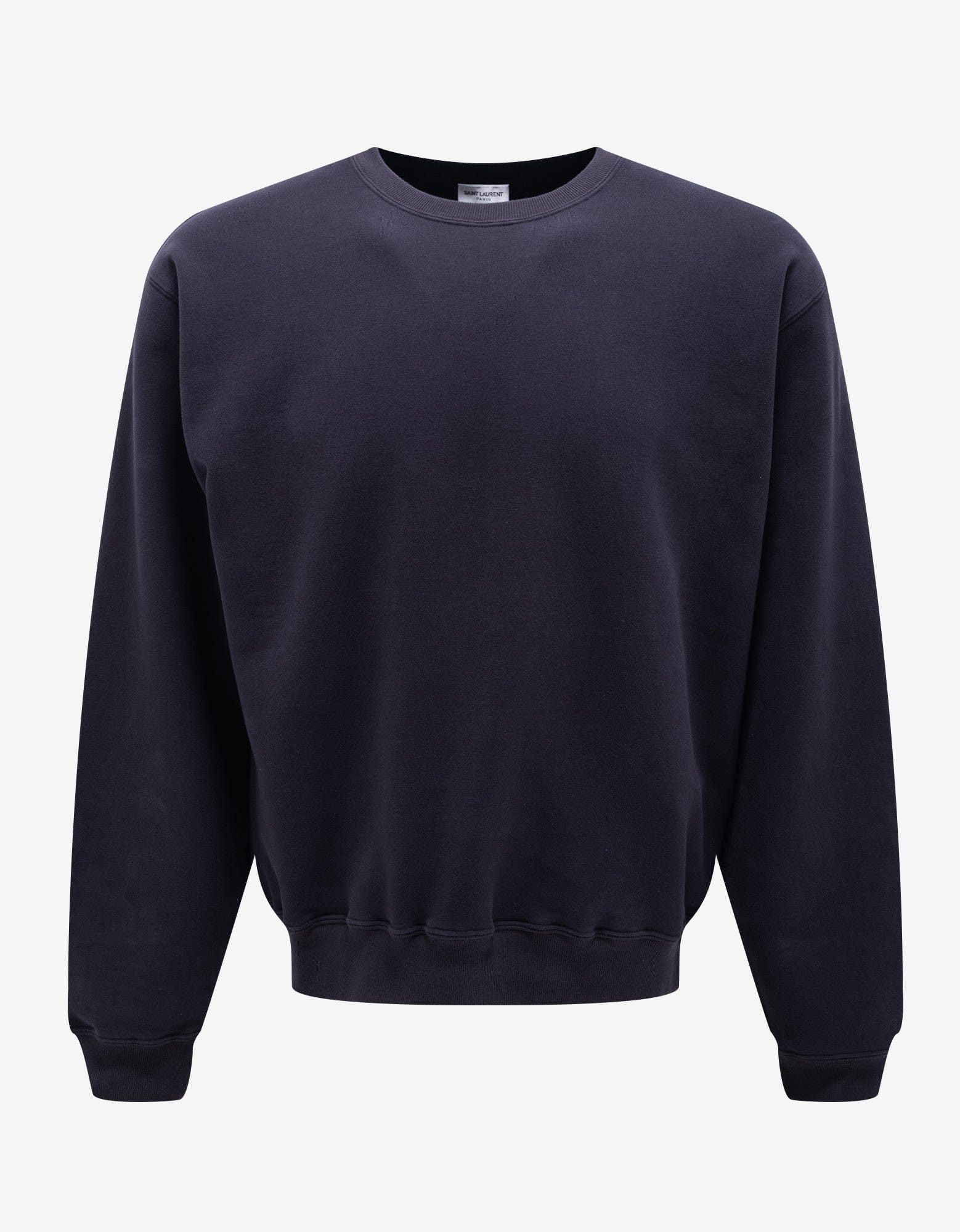 image of Saint Laurent Paris Blue Logo Sweatshirt, Men's (Size Large)