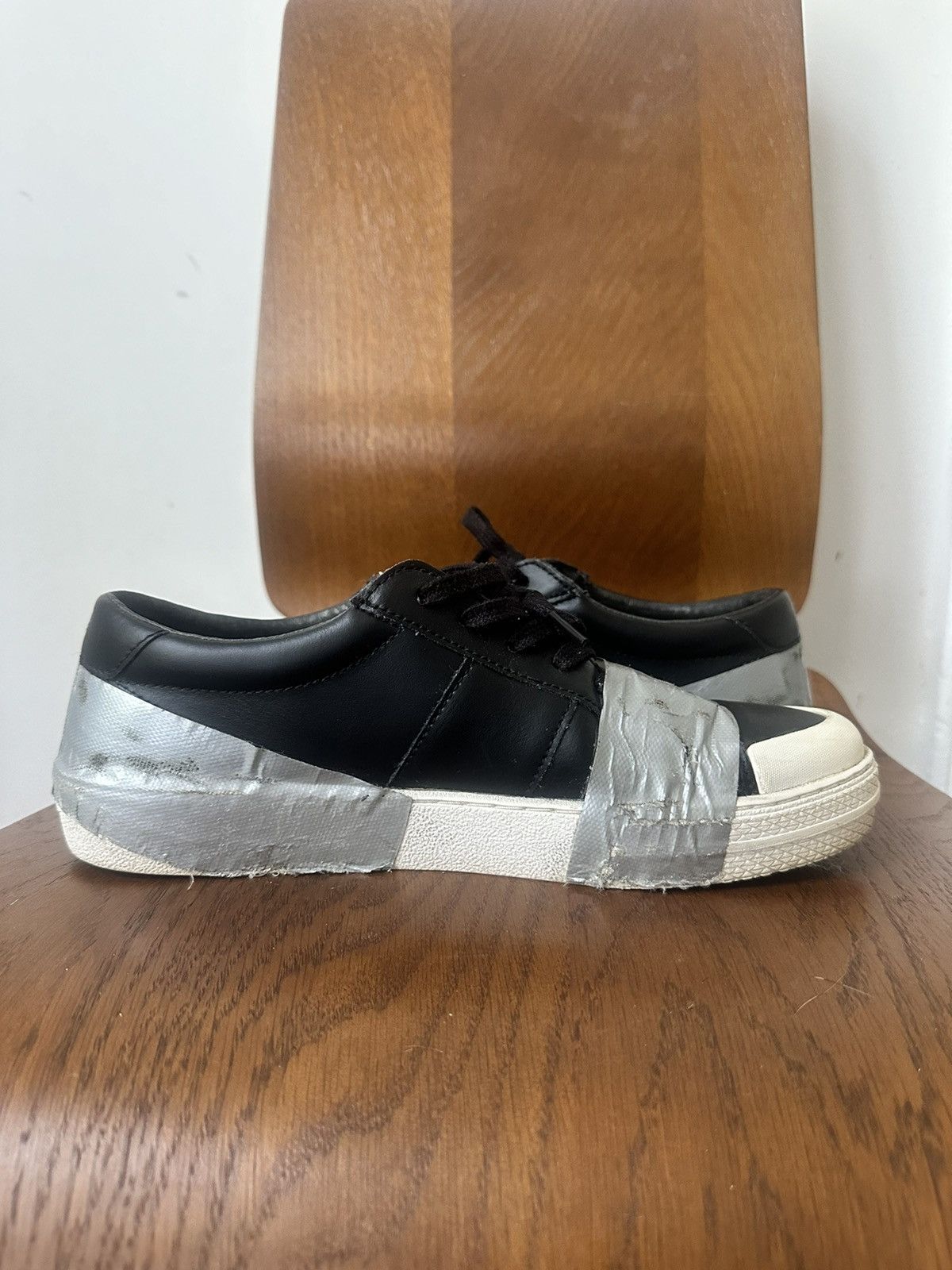 Japanese Brand SEND OFFERS‼️ Distressed Tape Sneaker Size US 9 / EU 42 - 3 Thumbnail