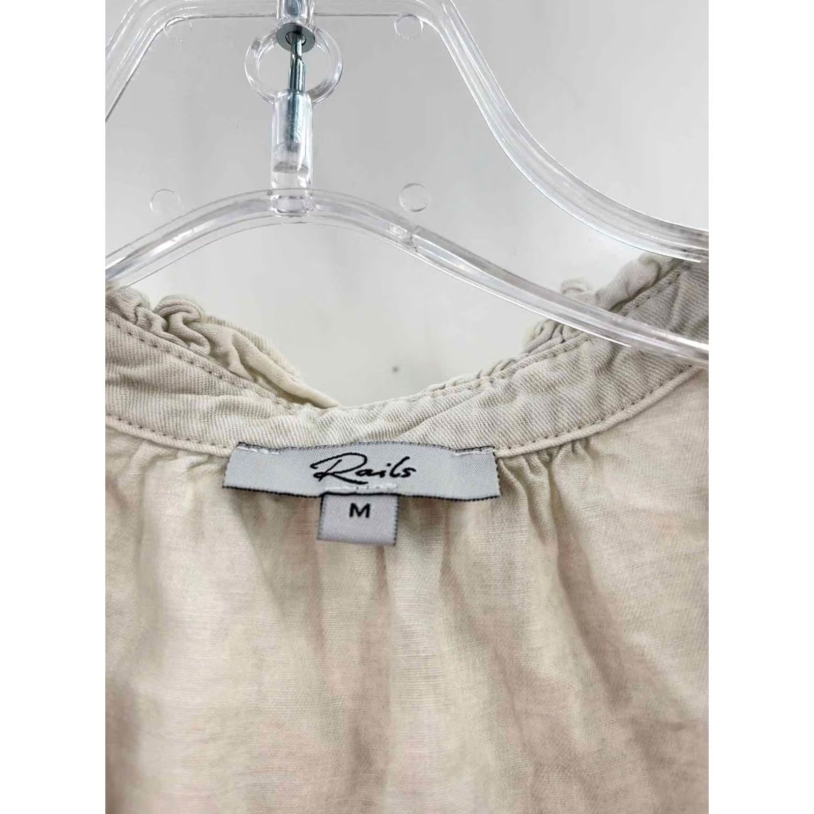 Rails Rails Button Down Grey Size Medium Pre-Owned Size M / US 6-8 / IT 42-44 - 3 Thumbnail