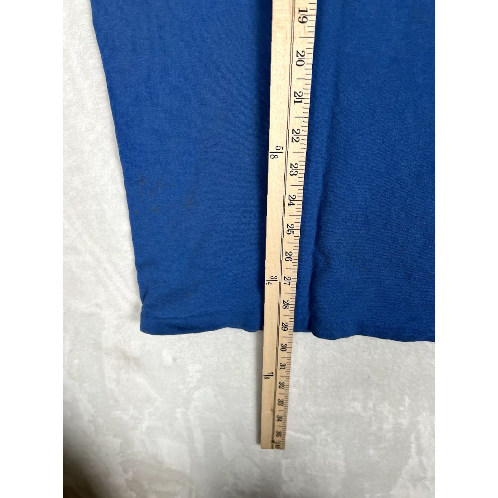 Hanes VINTAGE Hanes T-Shirt Lake Tahoe Short Sleeve Blue XL USA 90s Ski Stitch Men Reads Read Size US XL / EU 56 / 4 - 7 Thumbnail