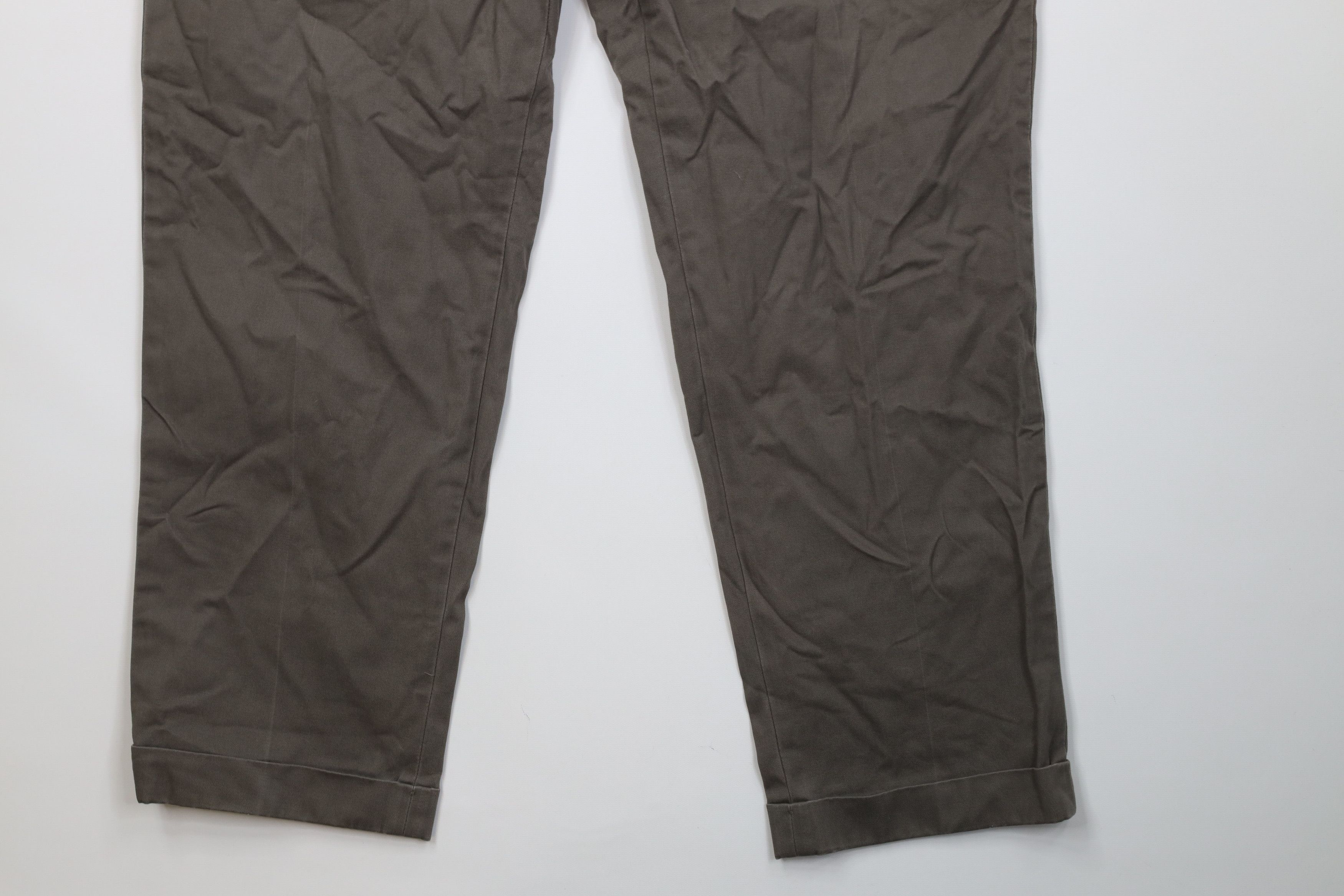 Tommy Hilfiger Vintage 90s Tommy Hilfiger Wide Leg Chino Pants Gray Size US 38 / EU 54 - 5 Thumbnail