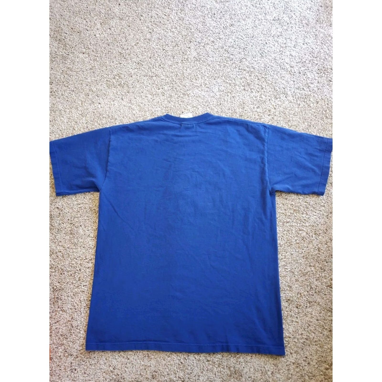 Adidas VINTAGE Adidas T Shirt Large Mens Blue Short Sleeve Mountain Logo USA Made Y2K Size US L / EU 52-54 / 3 - 6 Thumbnail