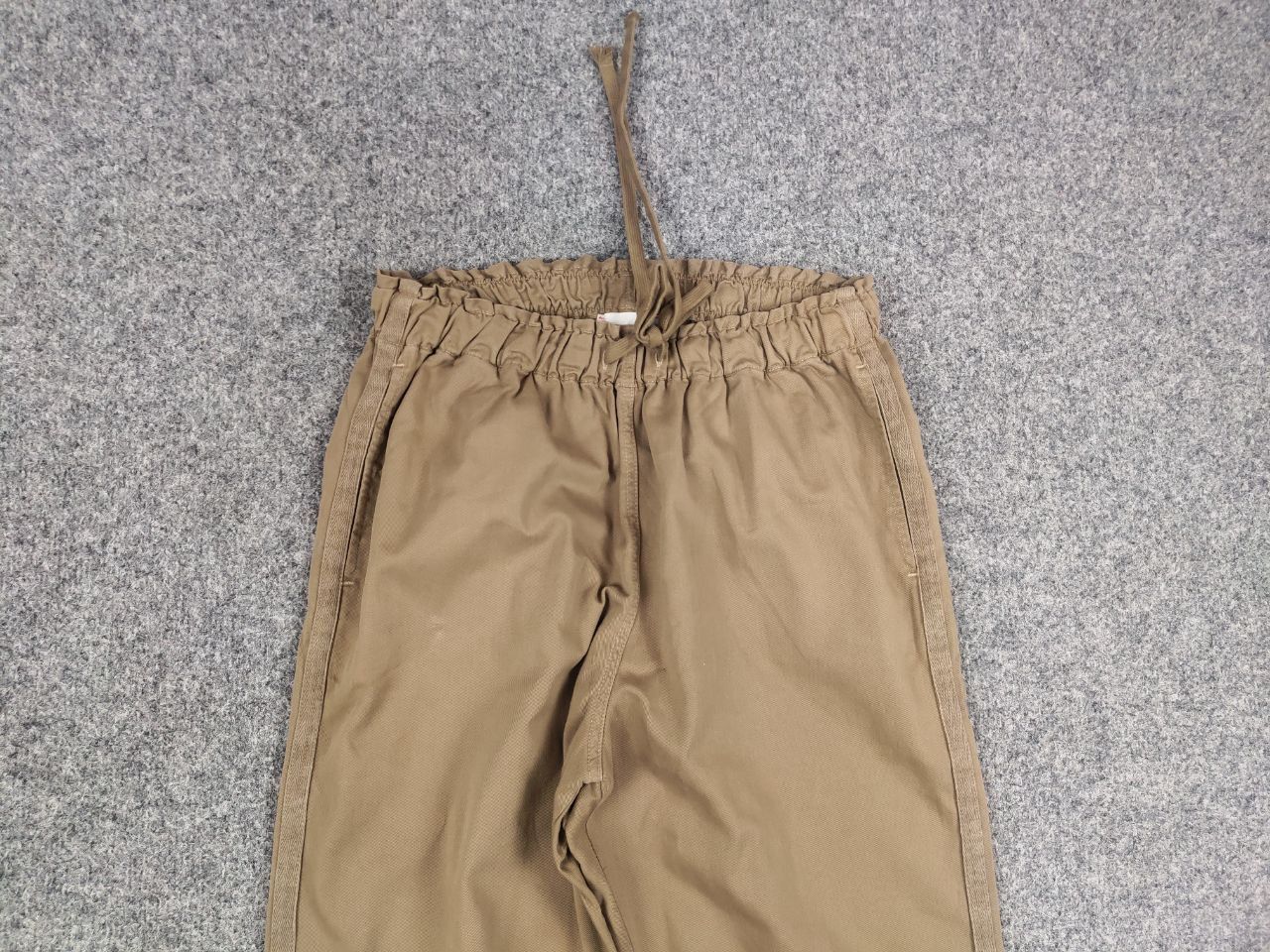 Xirena Xirena Design Ankle Trouser Cotton Beige Stripe Pocket Pants Size 32" / US 10 / IT 46 - 7 Thumbnail