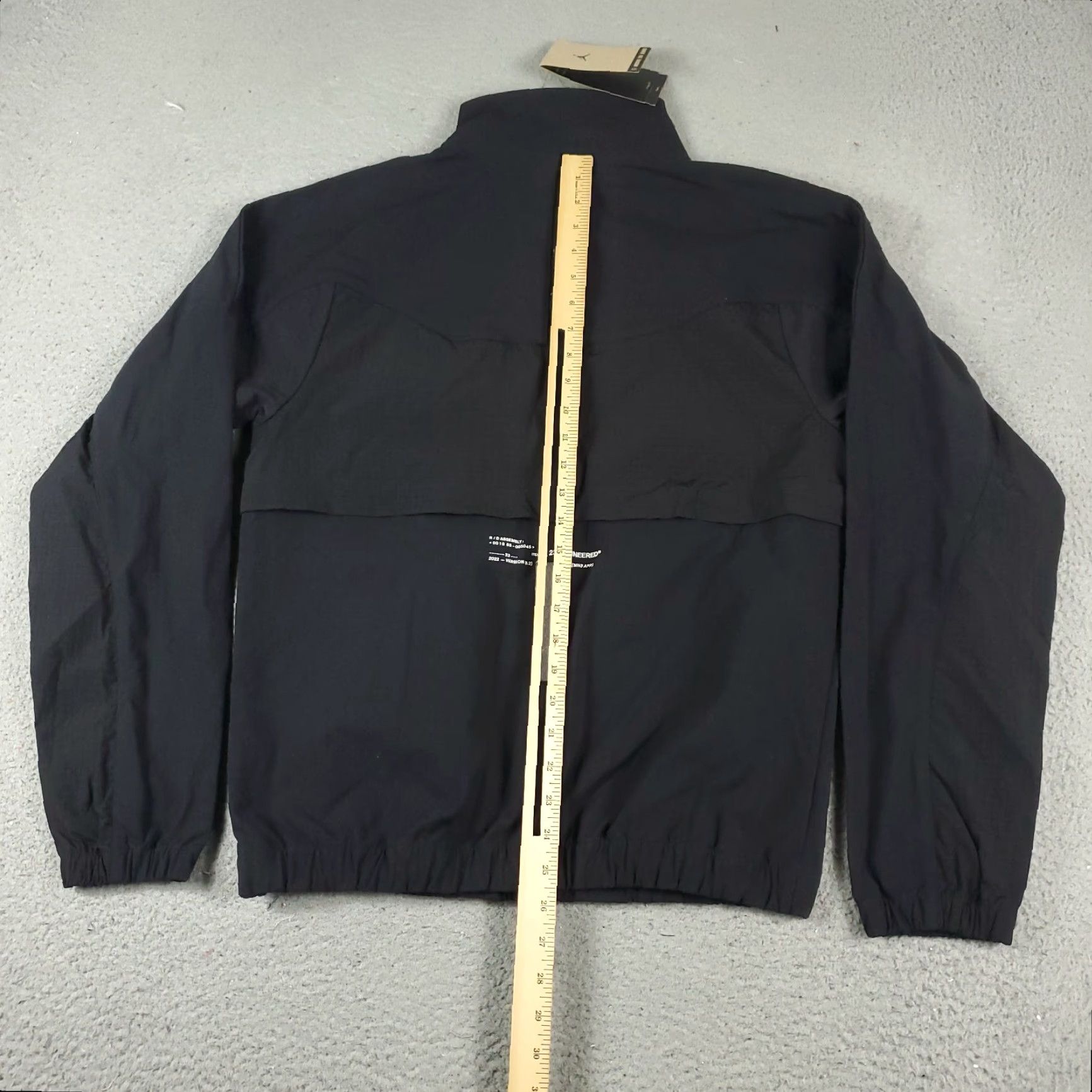 Jordan Brand Jordan Jacket Mens Small Black Zipper Pockets Loose Fit Engineered Statement Size US S / EU 44-46 / 1 - 7 Thumbnail