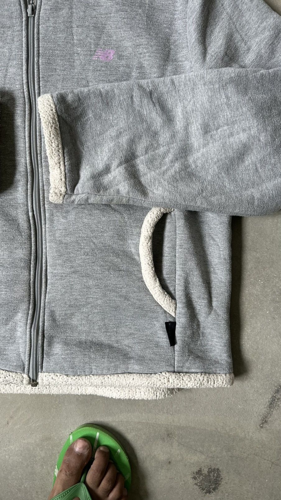 New Balance VINTAGE NEW BALANCE FLEECE INNER MIDZIPPER HOODIE Size US M / EU 48-50 / 2 - 4 Thumbnail