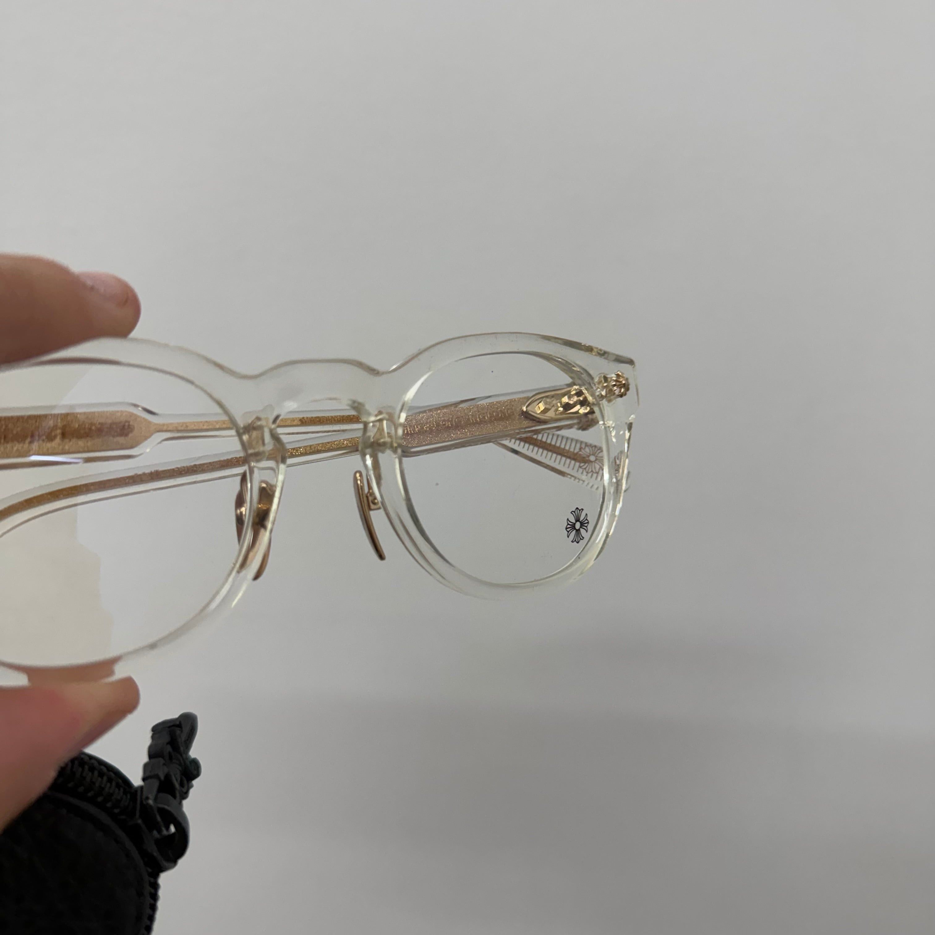 Chrome Hearts Chrome Hearts Dingalingalong Crystal Gold Glasses Size ONE SIZE - 3 Thumbnail