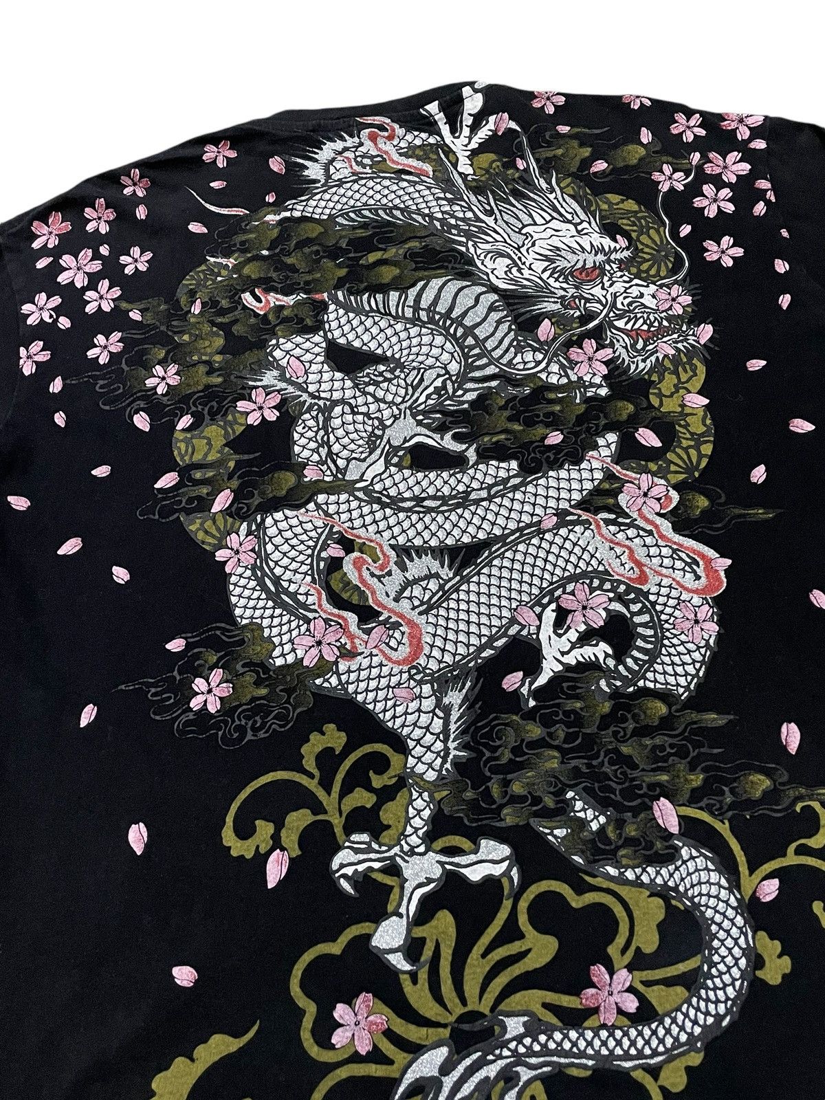Hysteric Glamour × KMRii × Le Grande Bleu (L.G.B.) Cure All Japan Sukajan Dragon Spread Large Tattoo Yakuza Tee Size US XL / EU 56 / 4 - 6 Thumbnail