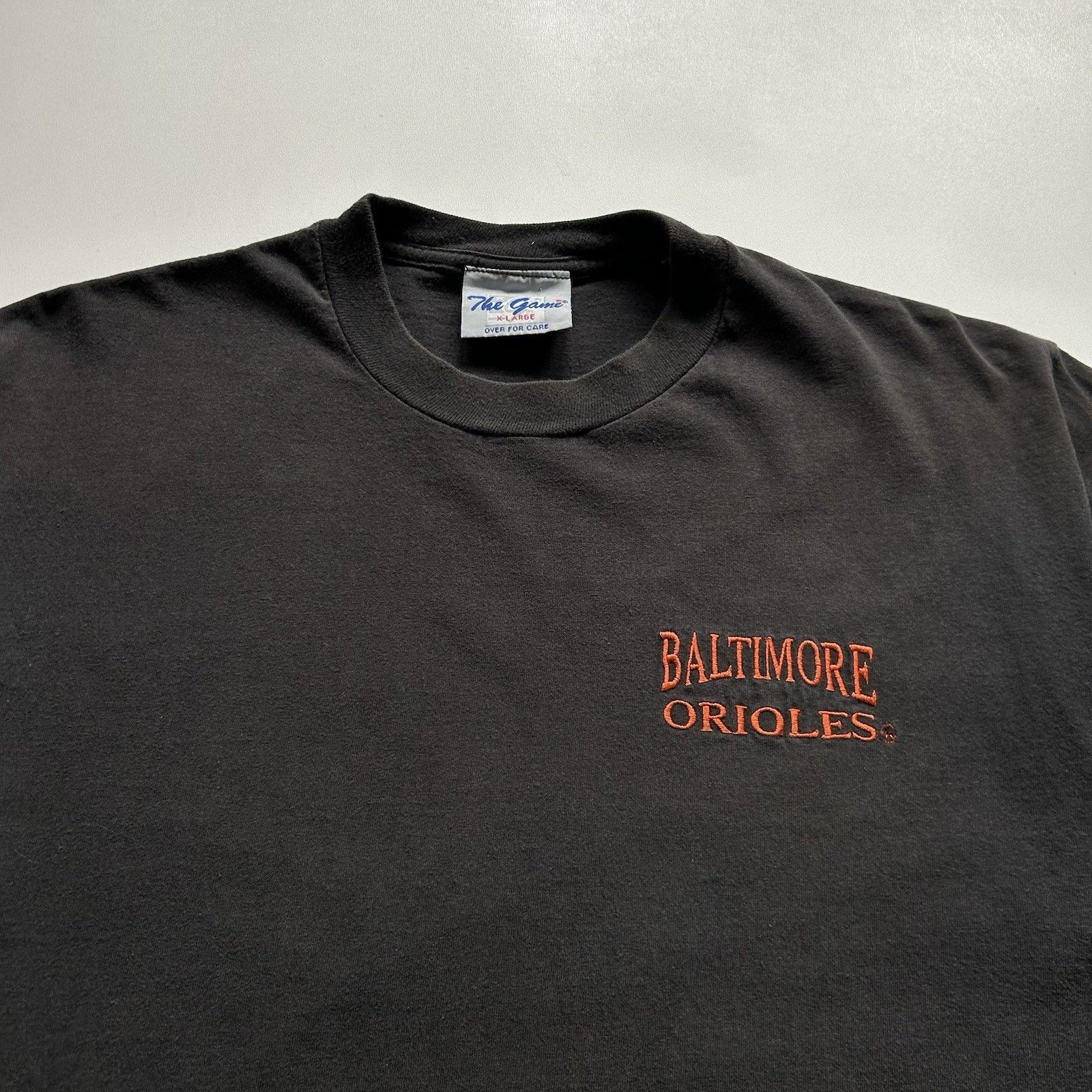 MLB × The Game × Vintage Vintage Baltimore Orioles Shirt XL MLB The Game Faded Black Size US XL / EU 56 / 4 - 2 Thumbnail