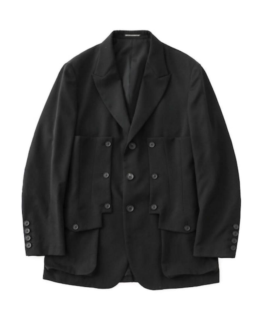 Yohji Yamamoto yohji yamamoto pour homme plush button stop JKT Size US M / EU 48-50 / 2 - 1 Thumbnail