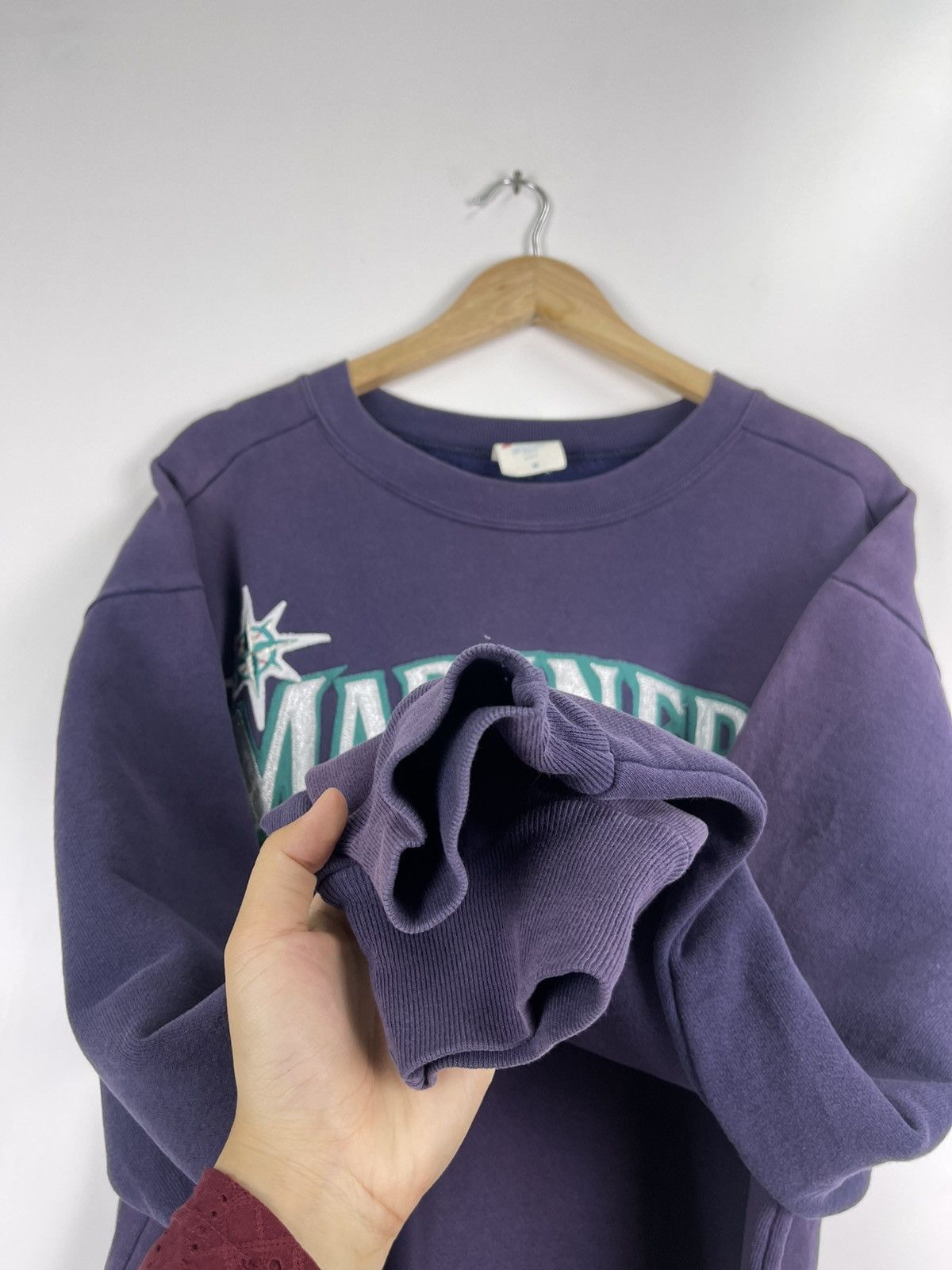 Majestic × Vintage Vintage Mariners Made USA Sweatshirt Size US M / EU 48-50 / 2 - 8 Thumbnail