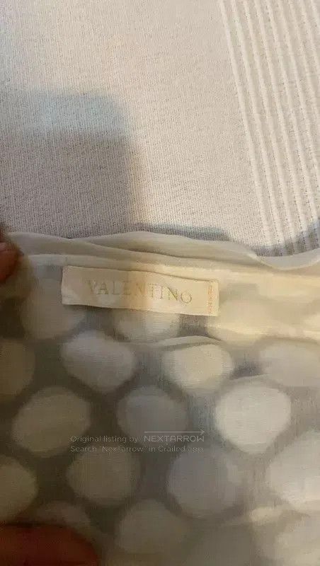 Valentino Valentino White ruffled dress Size S / US 4 / IT 40 - 4 Thumbnail