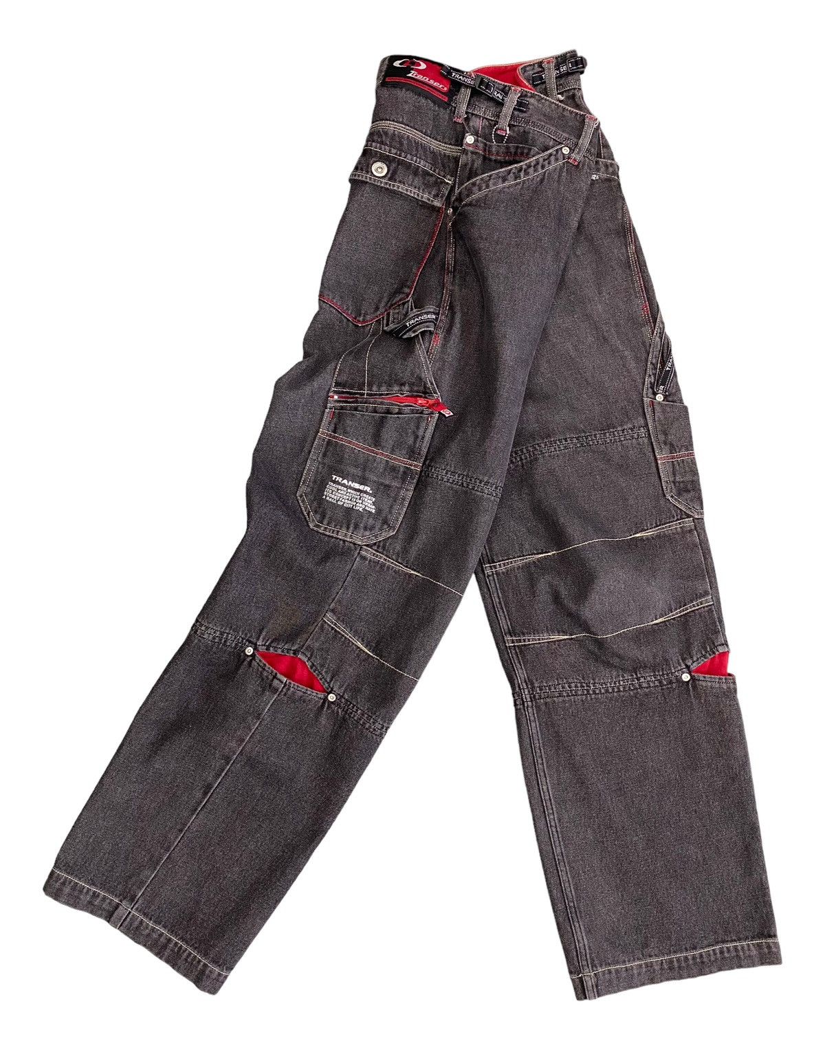 JNCO Vintage Transer Hip Hop Culture Baggy Jeans Size US 31 - 3 Thumbnail