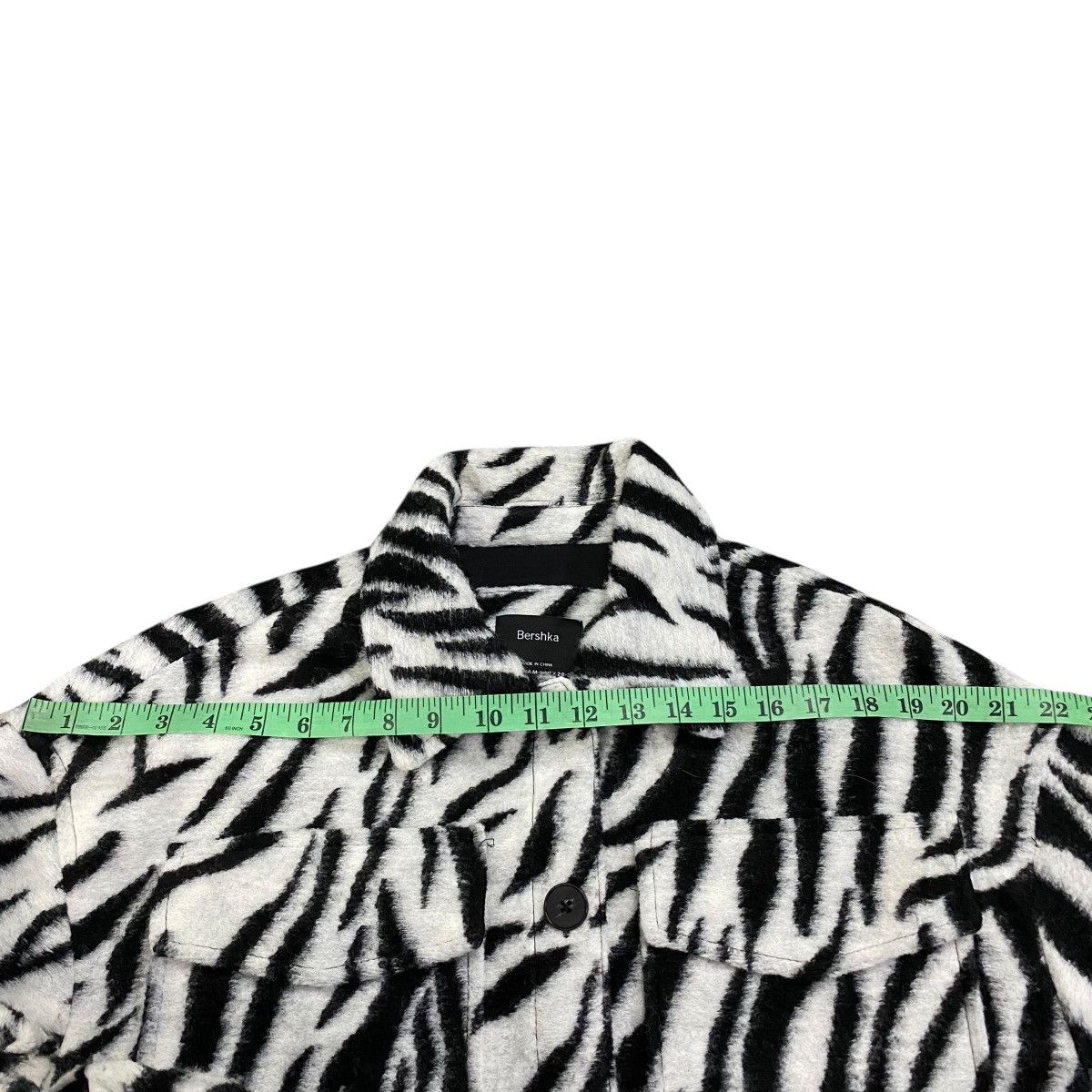 Bershka Bershka Zebra Print Wool Button Jacket M/L Size Size M / US 6-8 / IT 42-44 - 17 Thumbnail
