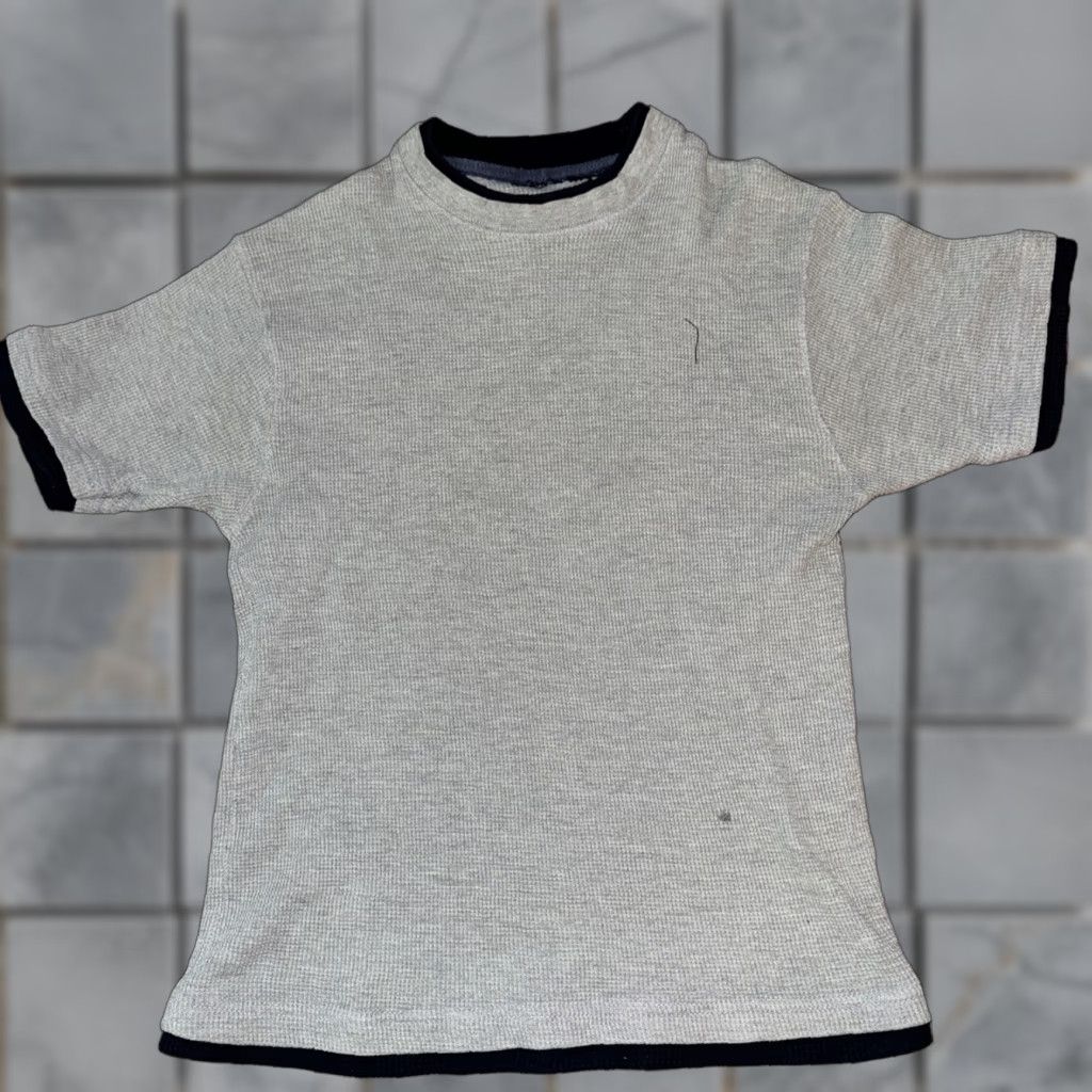 Doublet VINTAGE 90s Thermal T-Shirt Gray Men Small Double Collard Shirt Size US S / EU 44-46 / 1 - 1 Thumbnail