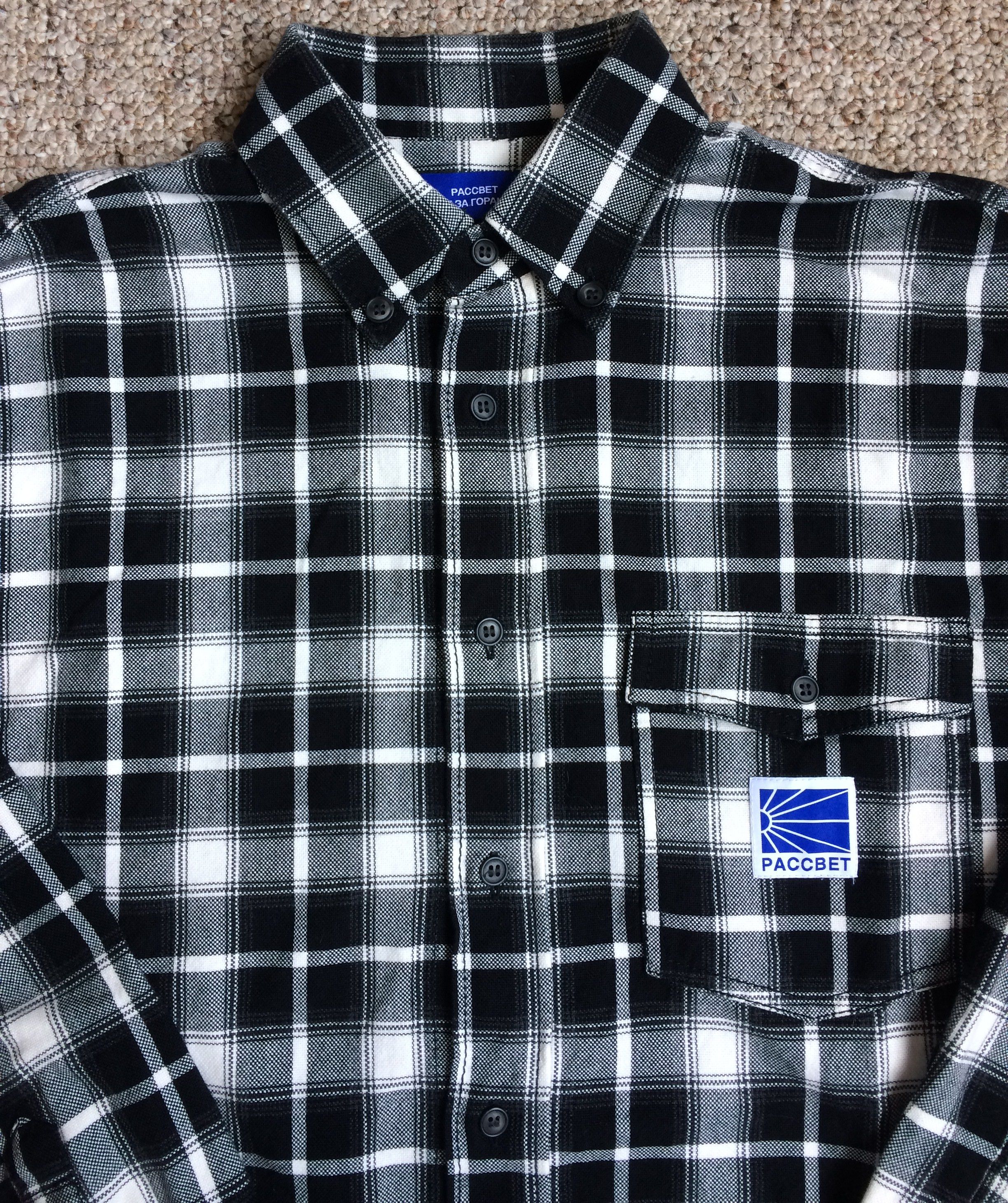PACCBET PACCBET Check Flannel Button Up Shirt Size US M / EU 48-50 / 2 - 2 Thumbnail