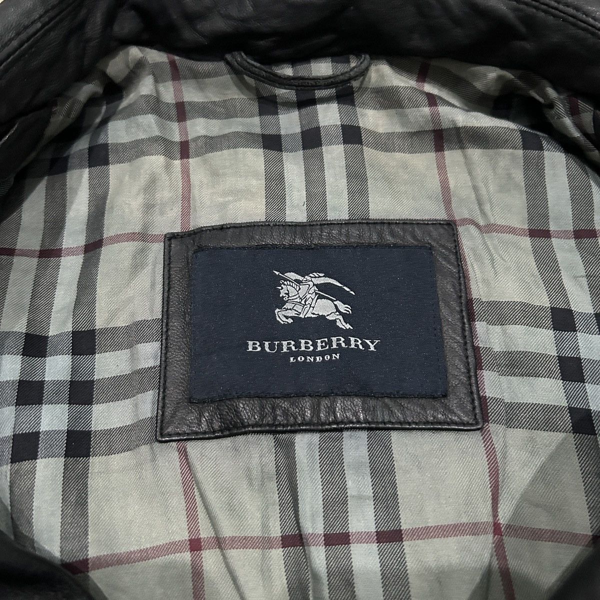 Burberry Vintage Burberry London Leather Jacket Size US M / EU 48-50 / 2 - 15 Thumbnail