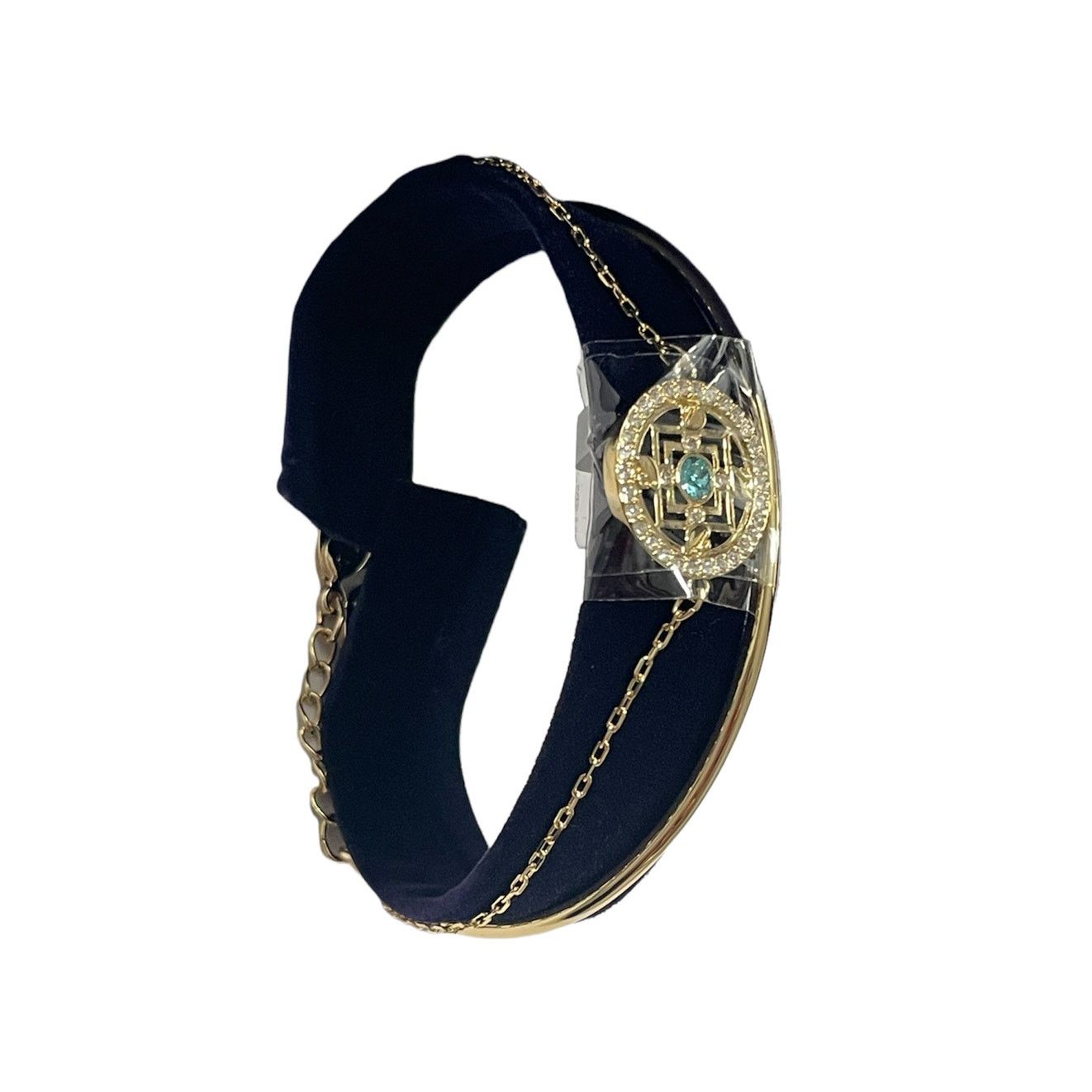 Swarovski Swarovski Symbolic Mandala Bangle Light Turquoise One Size Size ONE SIZE - 5 Thumbnail