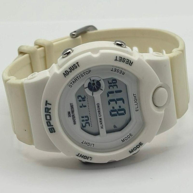 Other White Sport Digital Men's Watch Size ONE SIZE - 3 Thumbnail