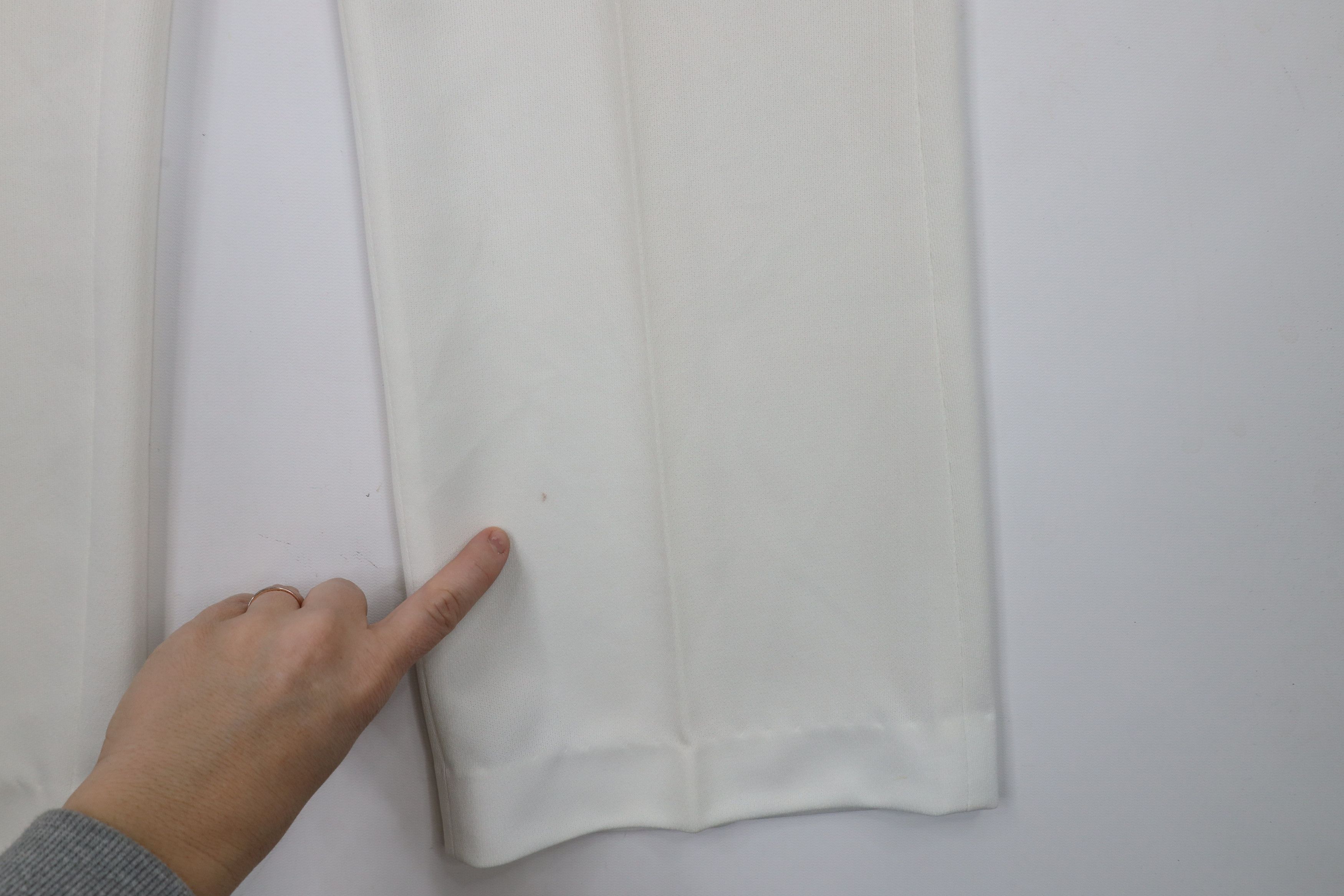 Vintage Vintage 70s Streetwear Knit Bell Bottoms Pants White USA Size US 36 / EU 52 - 5 Thumbnail