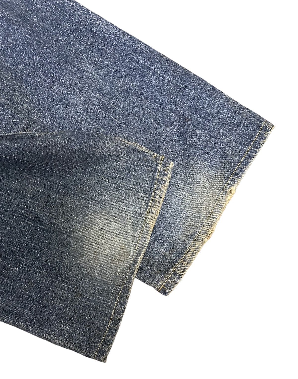 Levi's Levis 503 Mud Wash Rusty Denim Distressed Jeans Vintage Size US 32 / EU 48 - 7 Thumbnail