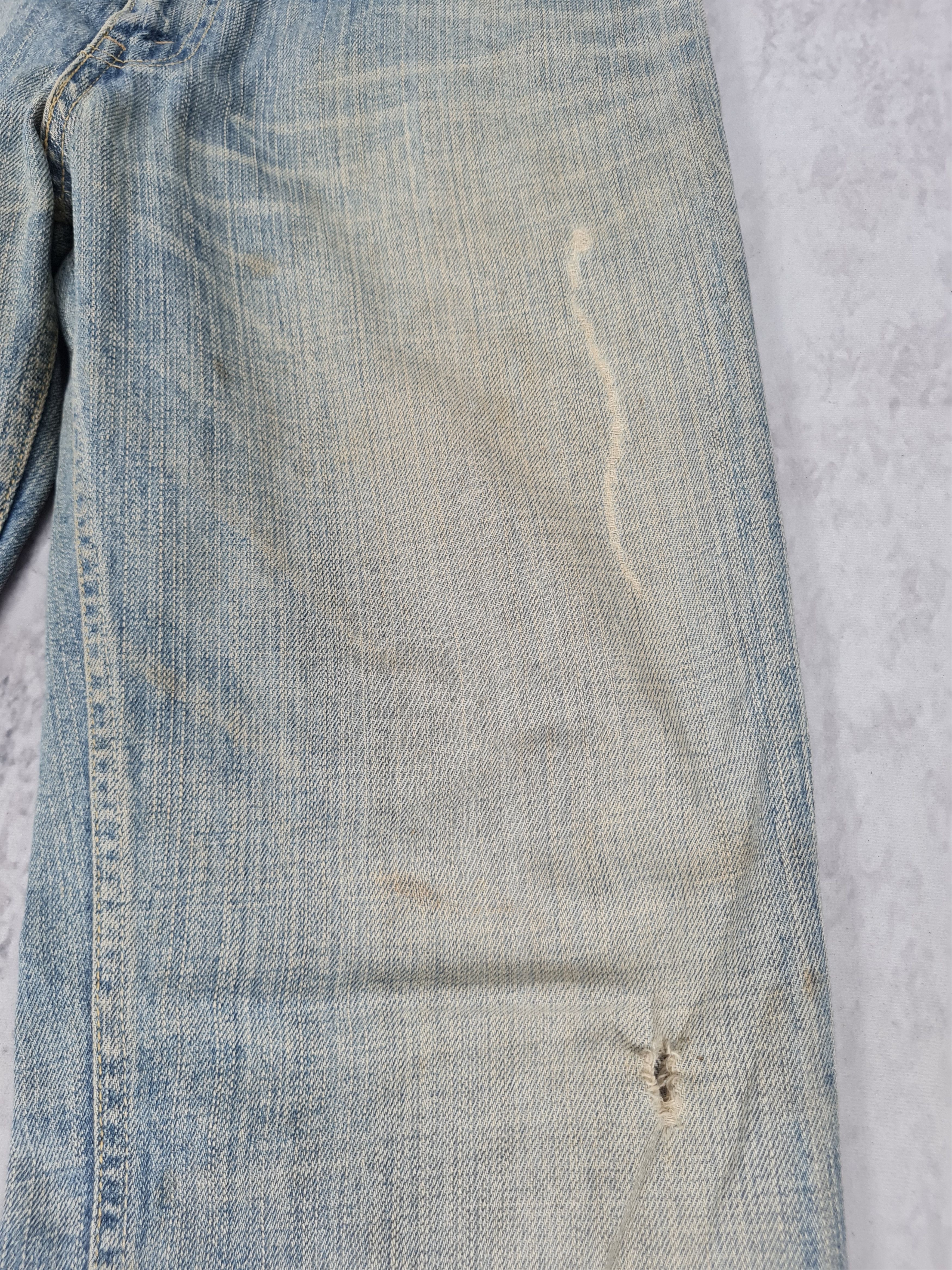 Levi's Vtg LEVIS Single Pocket Ripped Stain Jeans L0350 Size 34X33 Size US 34 / EU 50 - 7 Thumbnail