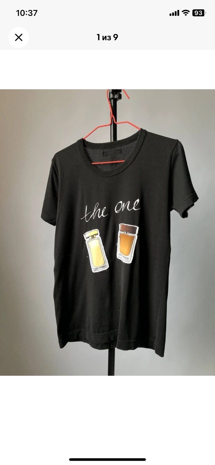 Dolce & Gabbana Dolce Gabbana Parfume The One Womens Black Shirt Top Size M / US 6-8 / IT 42-44 - 1 Thumbnail