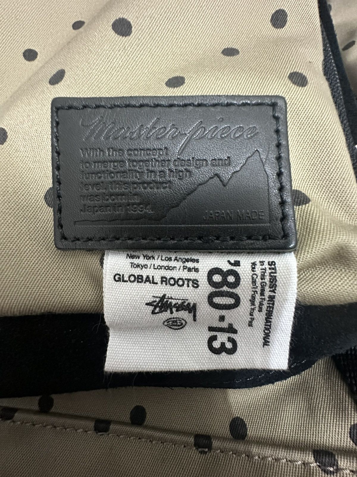 MasterPiece RARE ‼️ Masterpiece 🇯🇵 Stussy Multi Functional Backpack Size ONE SIZE - 7 Thumbnail