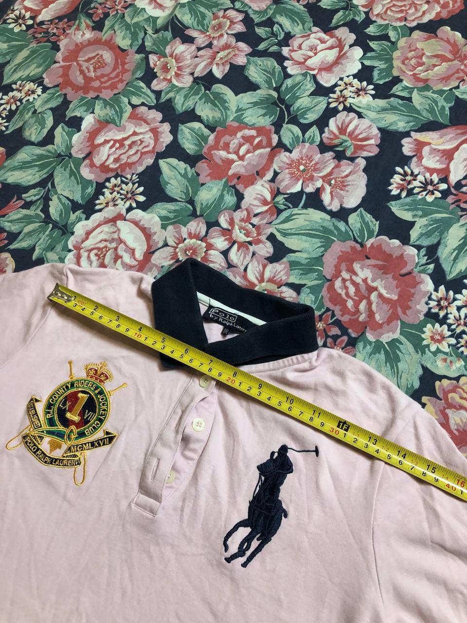 Polo Ralph Lauren VINTAGE Polo Ralph Lauren Big Pony Pink Polo Size M / US 6-8 / IT 42-44 - 9 Thumbnail