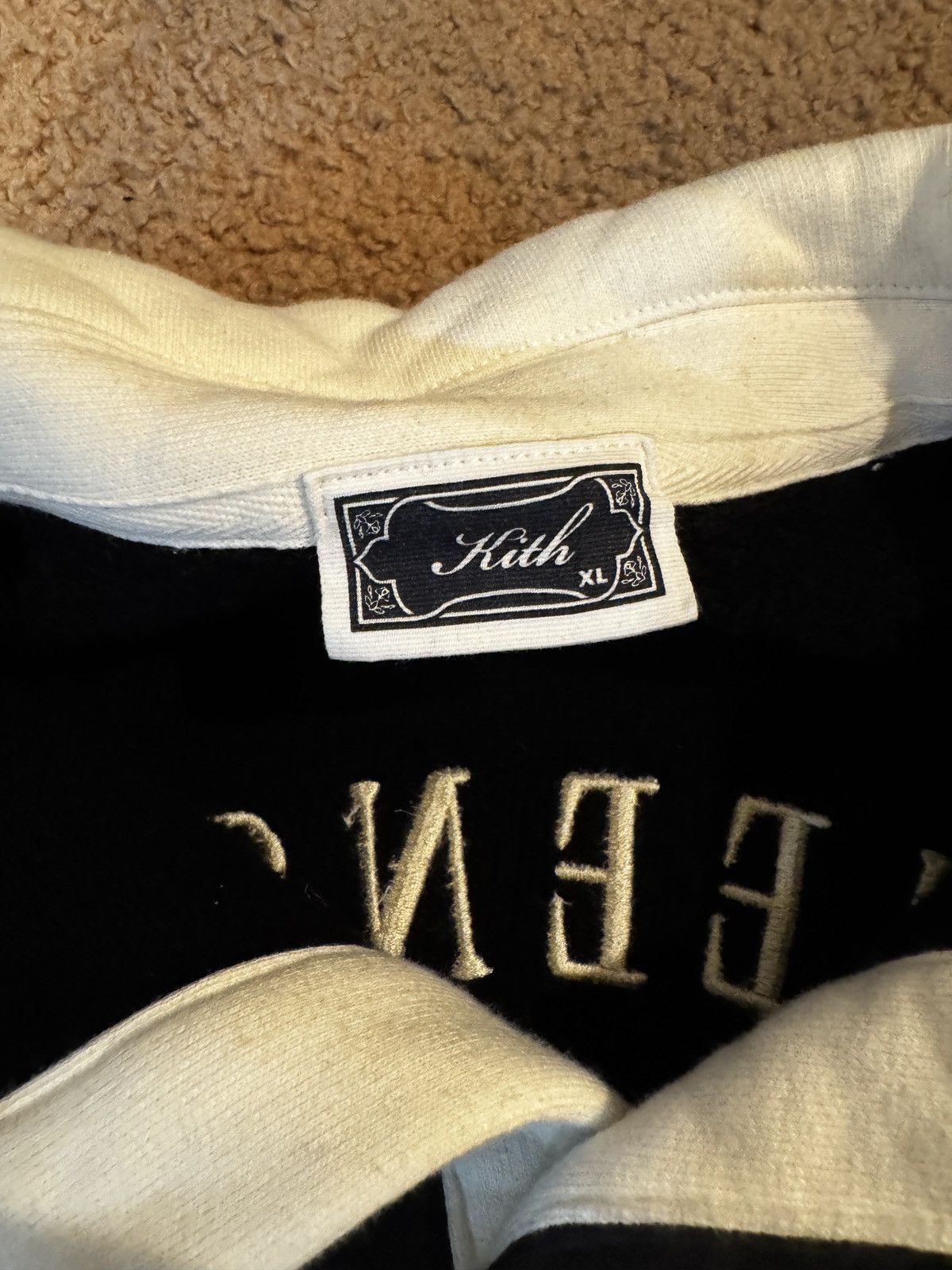 Kith Kith Nelson Collared Pullover Black XL Size US XL / EU 56 / 4 - 2 Thumbnail