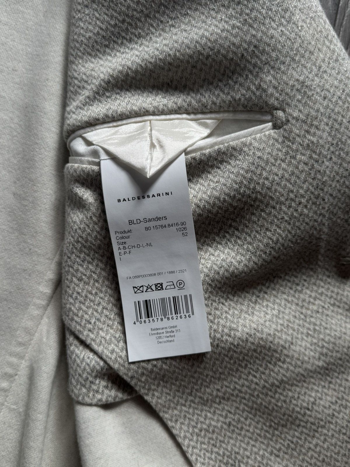 Baldessarini Baldessarini Light BLD-Sanders 52 blazer jacket RRP $670 Size 52R - 10 Thumbnail