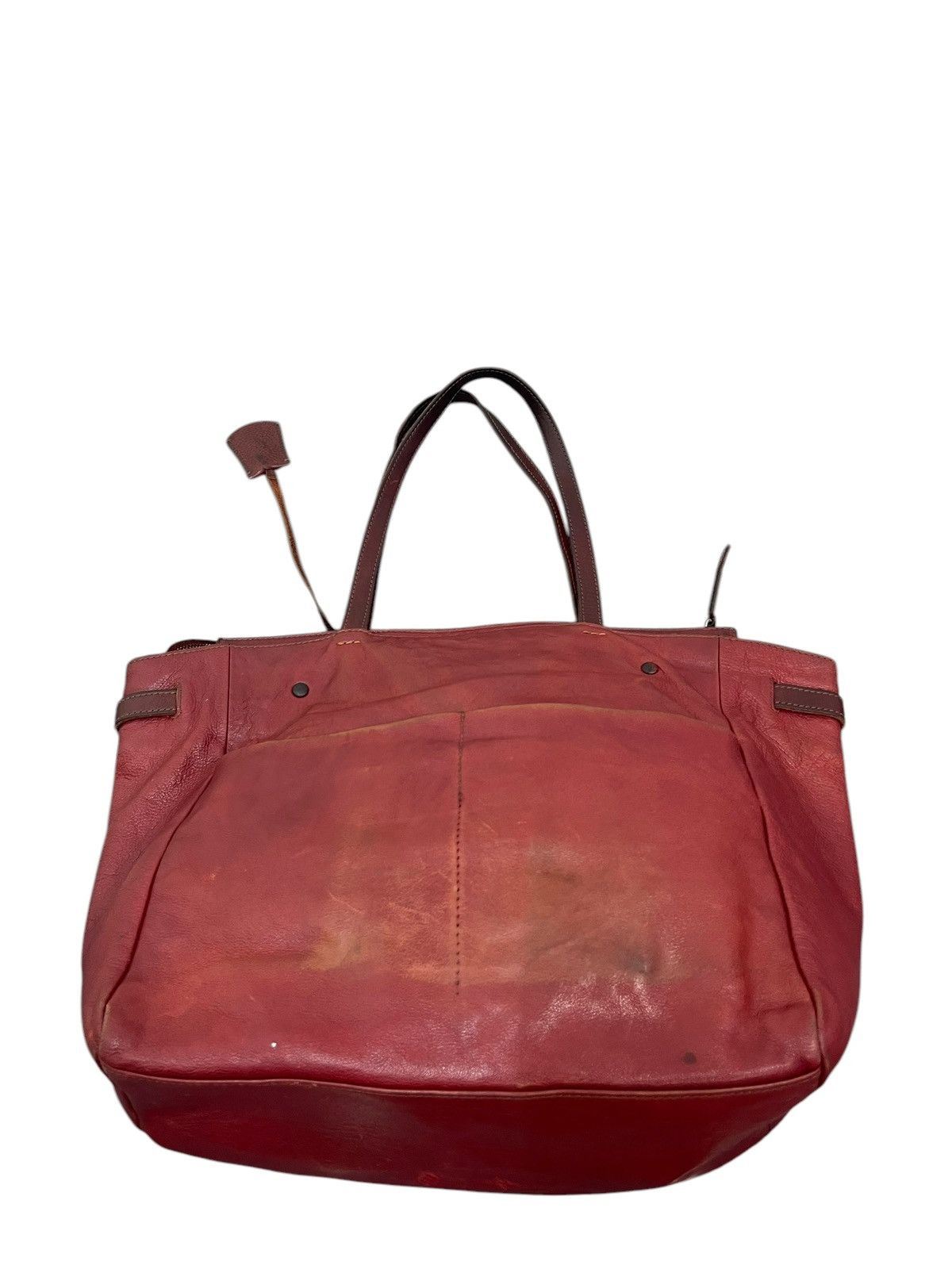 Genuine Leather Full Leather Genten Japan Tote Shoulder Bag 1🟩3 Size ONE SIZE - 13 Thumbnail