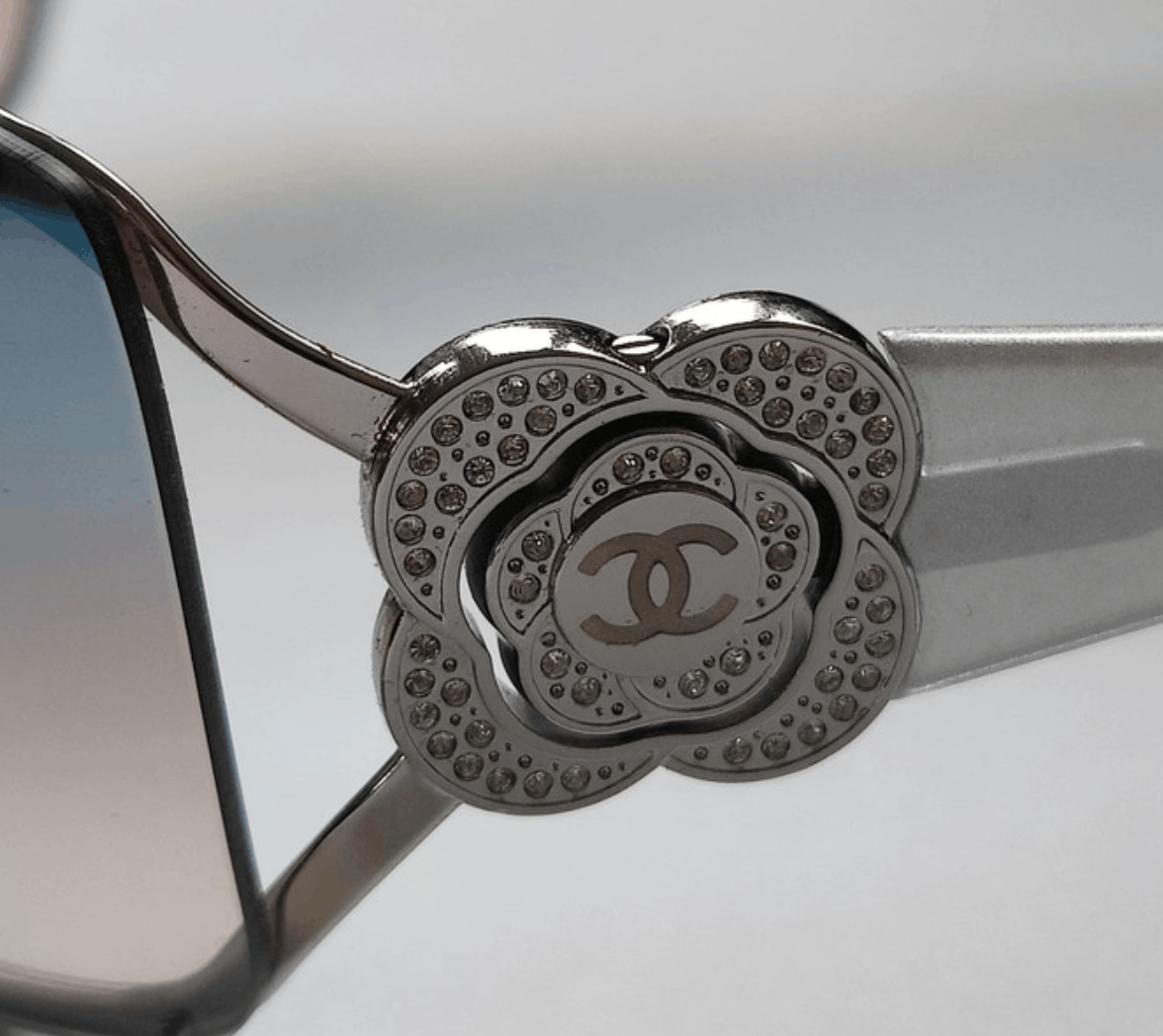 Chanel Chanel Sunglasses 4164-B CC Shield Mask 4017 Vintage A0120 Size ONE SIZE - 7 Thumbnail